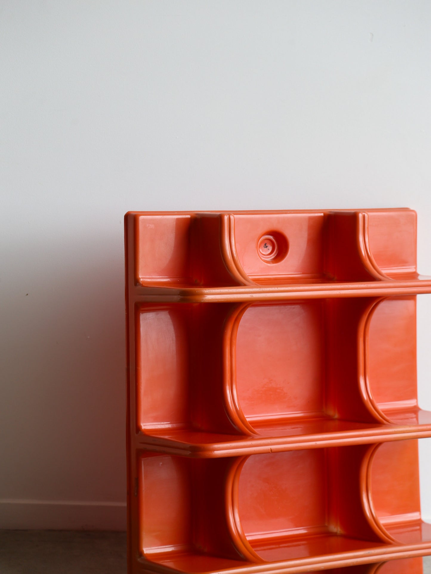 Orange Abs Plastic Wall organiser  1970s