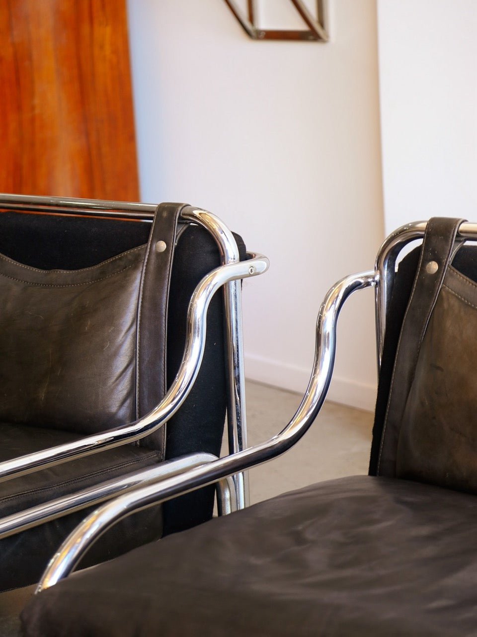 Gae Aulenti ‘Stringa’ Armchairs for Poltronova, Italy, 1960s - Lumini Collections