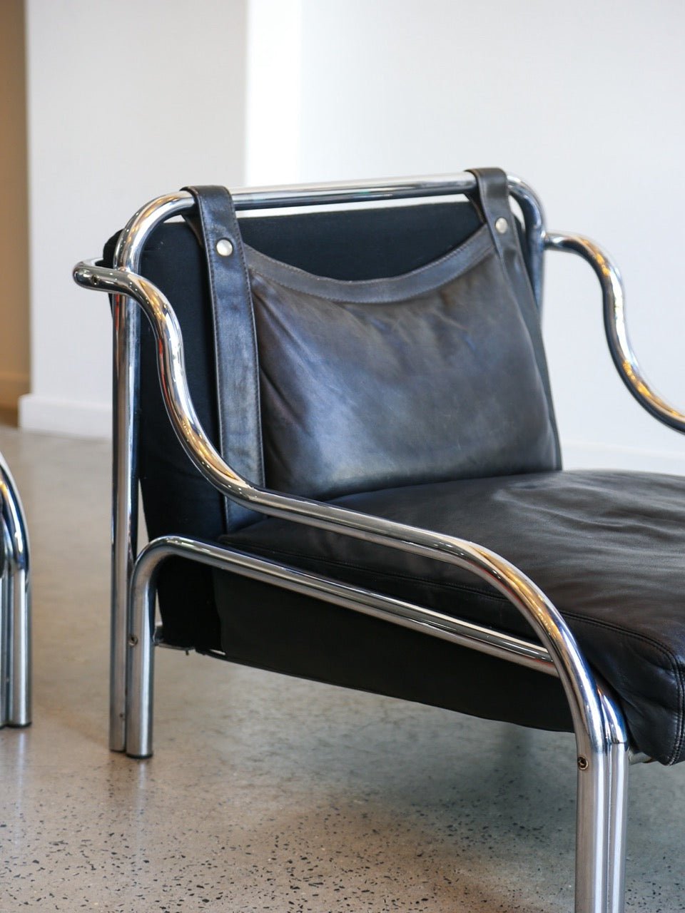 Gae Aulenti ‘Stringa’ Armchairs for Poltronova, Italy, 1960s - Lumini Collections