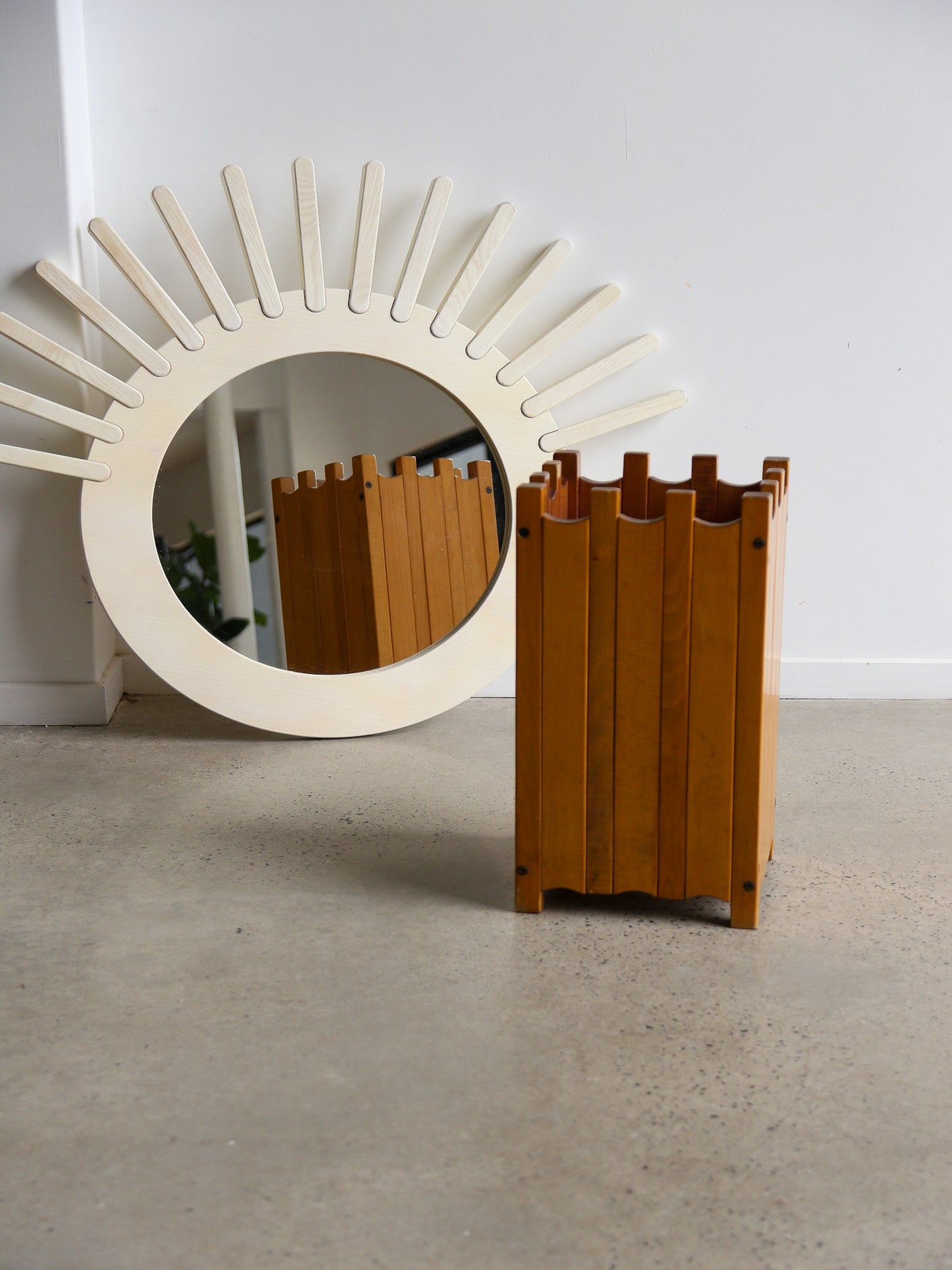 Occhio Wall Mirror by Albert Leclerc for Planula 1960s