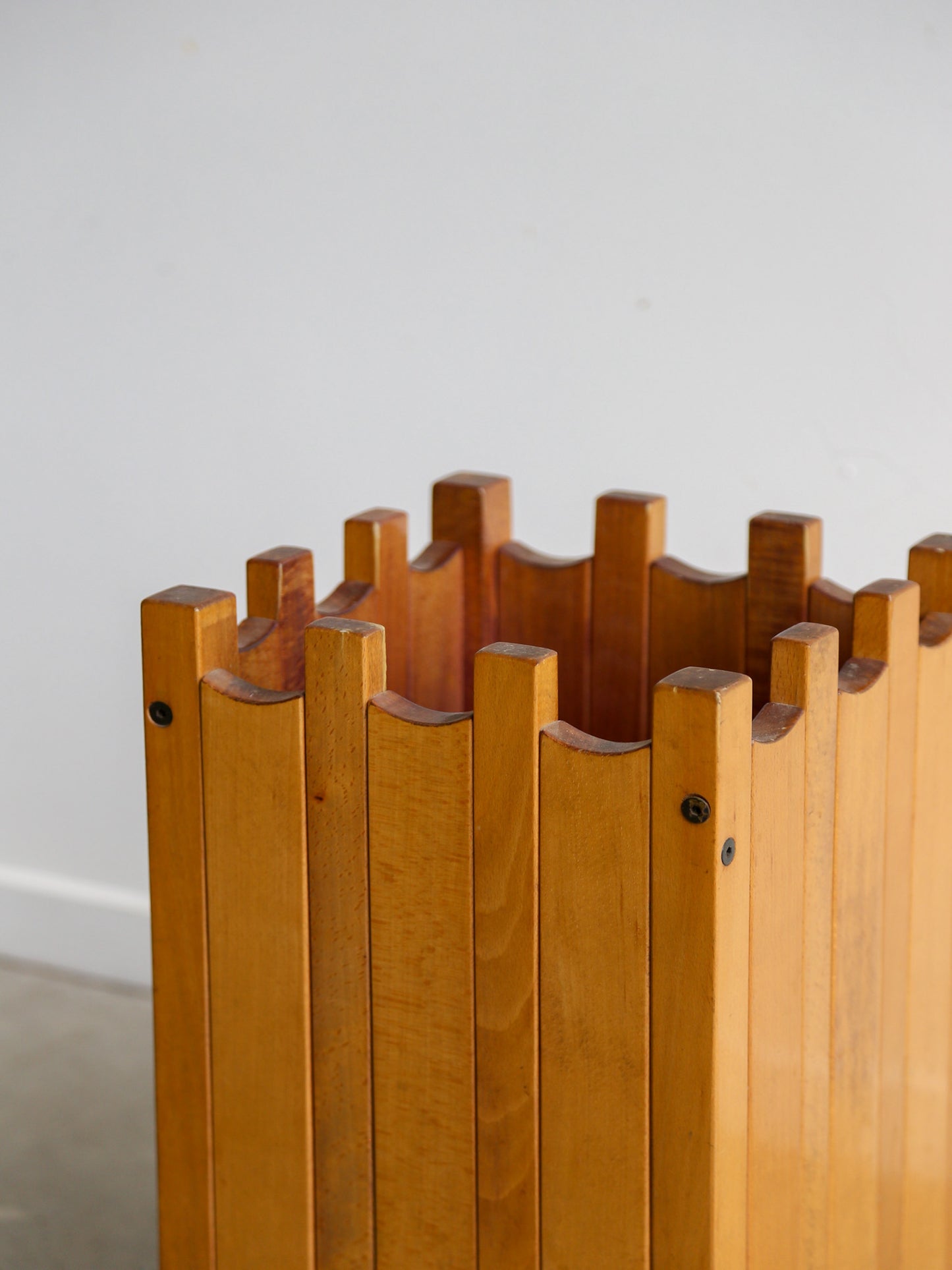 Ettore Sottsass for Poltronova Wooden Umbrella Stand