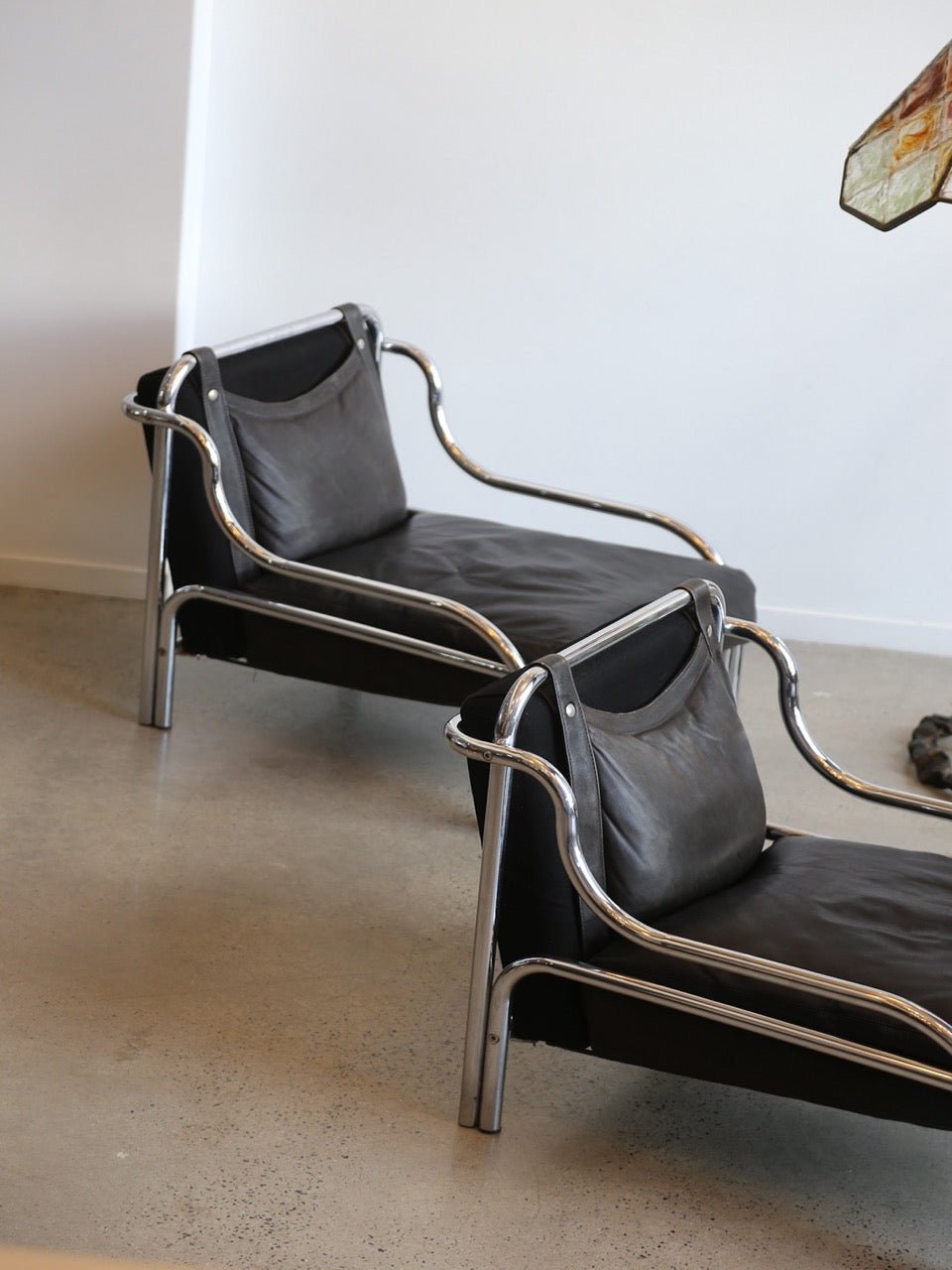 Gae Aulenti ‘Stringa’ Armchairs for Poltronova, Italy, 1960s - Lumini Collections