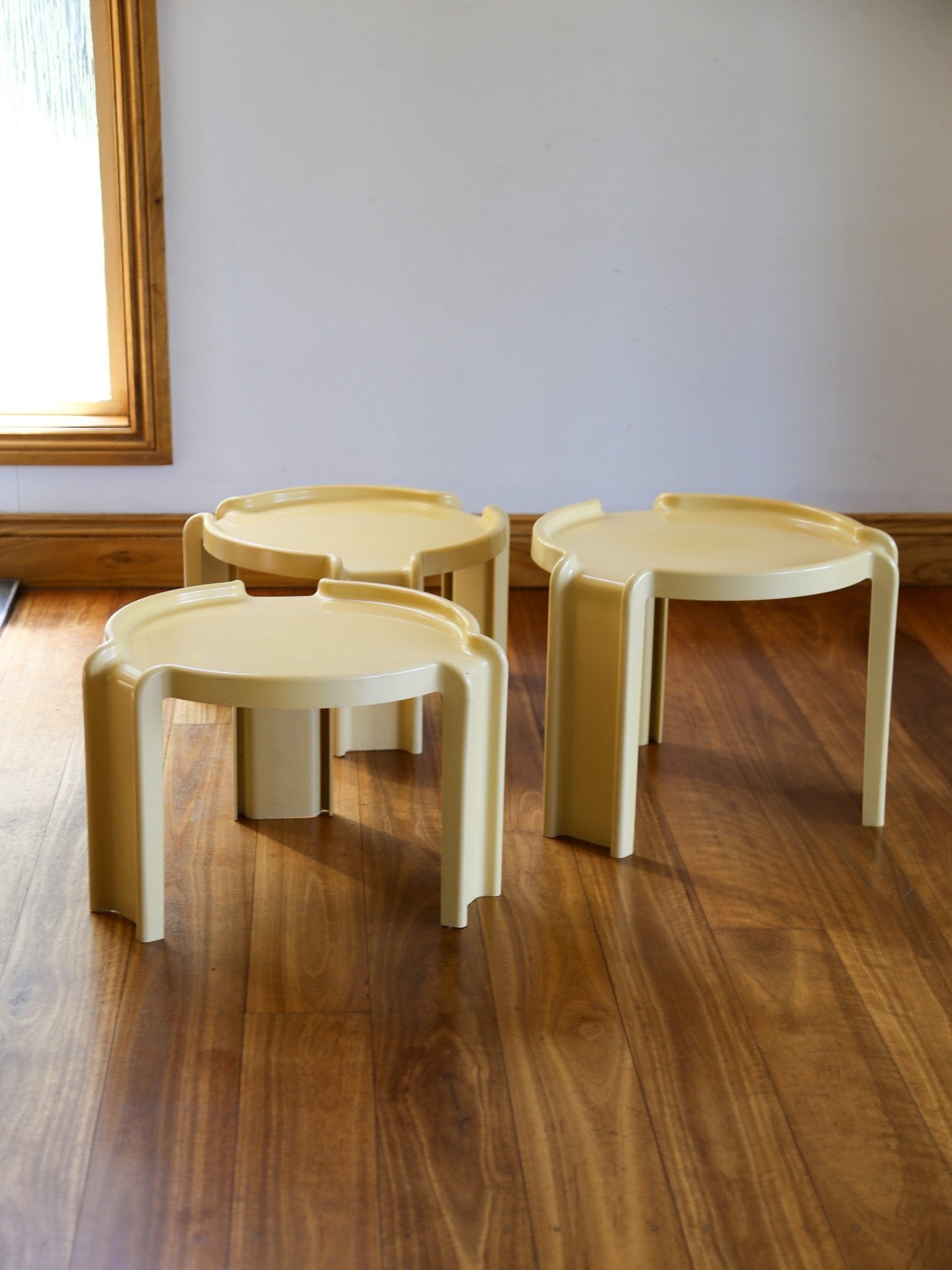 Giotto Stoppino Taricell Nesting Tables for Kartell, Italy - Lumini Collections