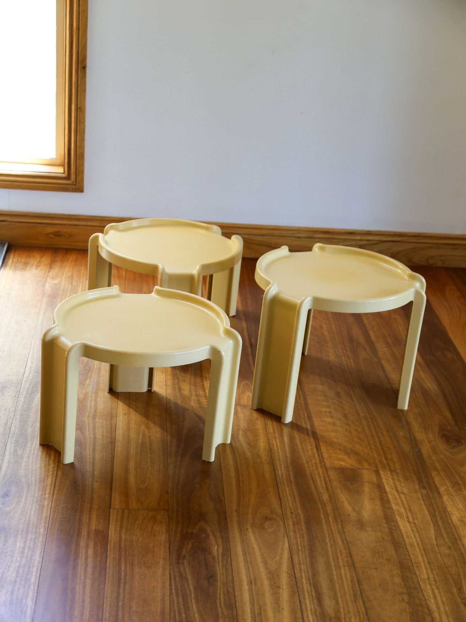 Giotto Stoppino Taricell Nesting Tables for Kartell, Italy - Lumini Collections
