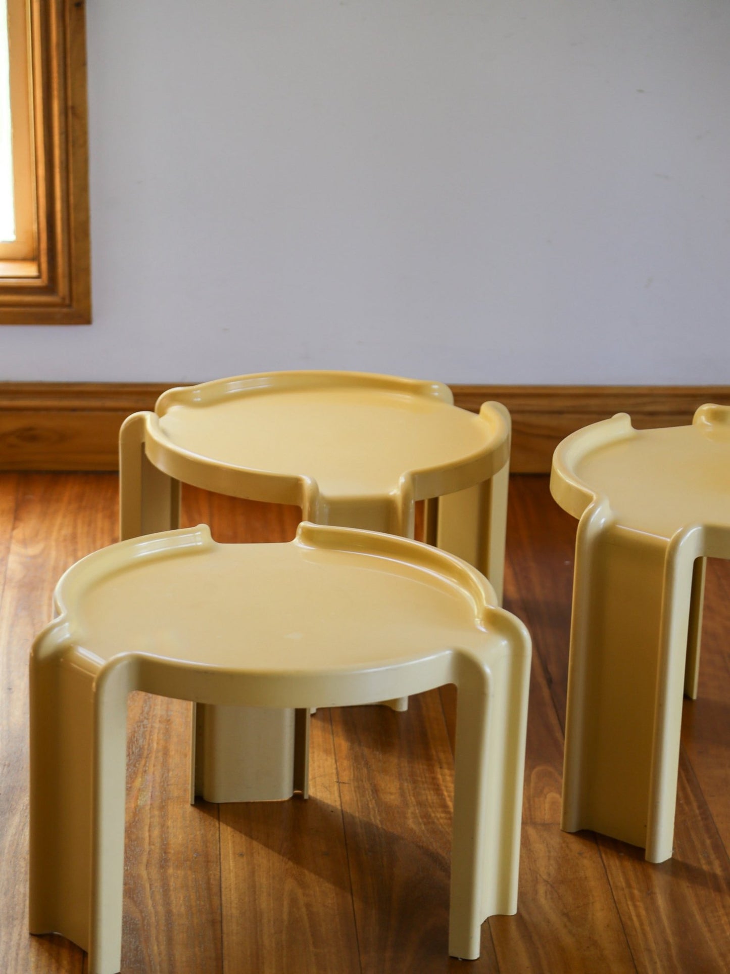 Giotto Stoppino Taricell Nesting Tables for Kartell, Italy - Lumini Collections