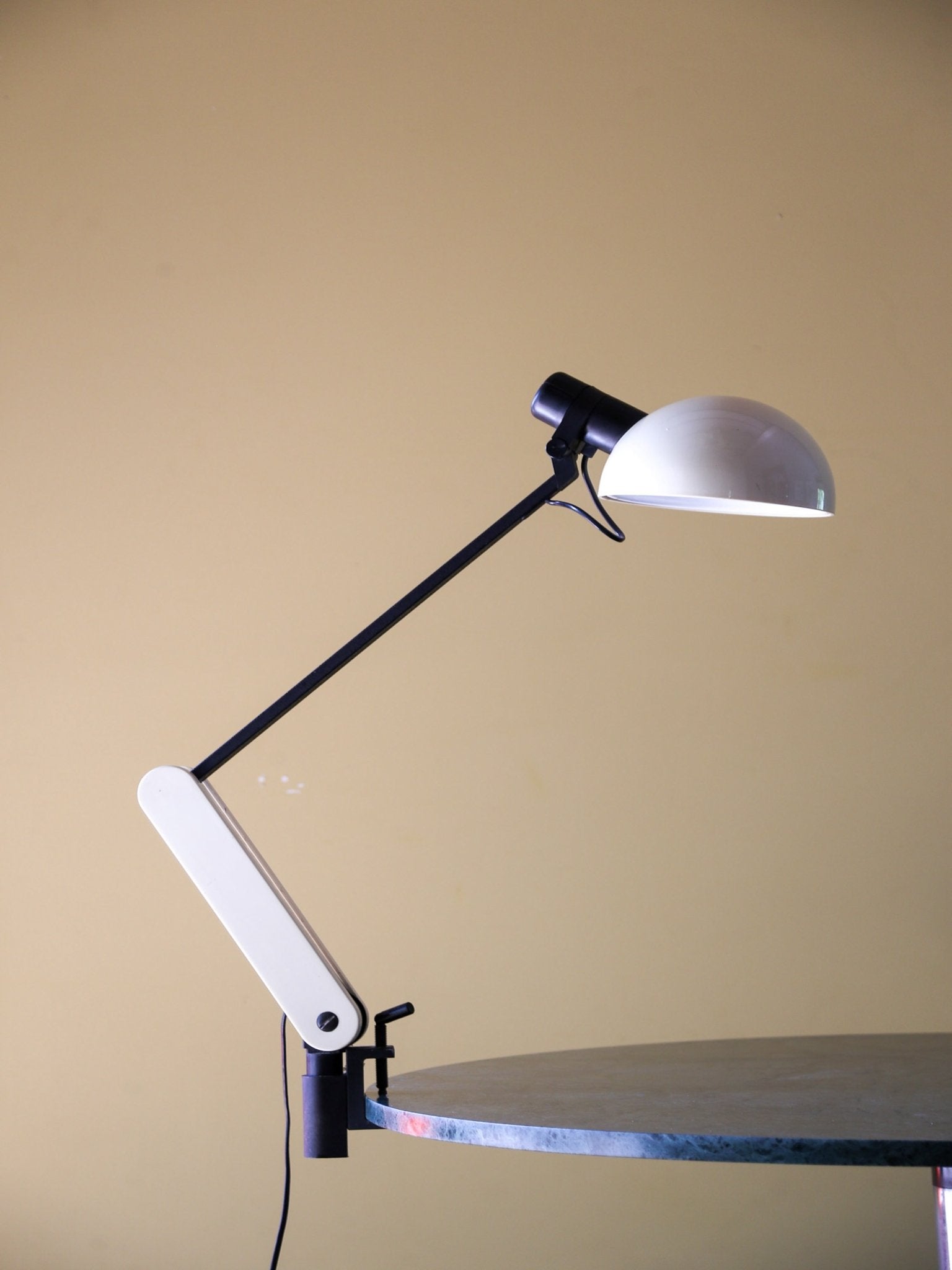 Vintage Guzzini Clamp Desk Lamp, Attributed to Bruno Gecchelin - Lumini Collections