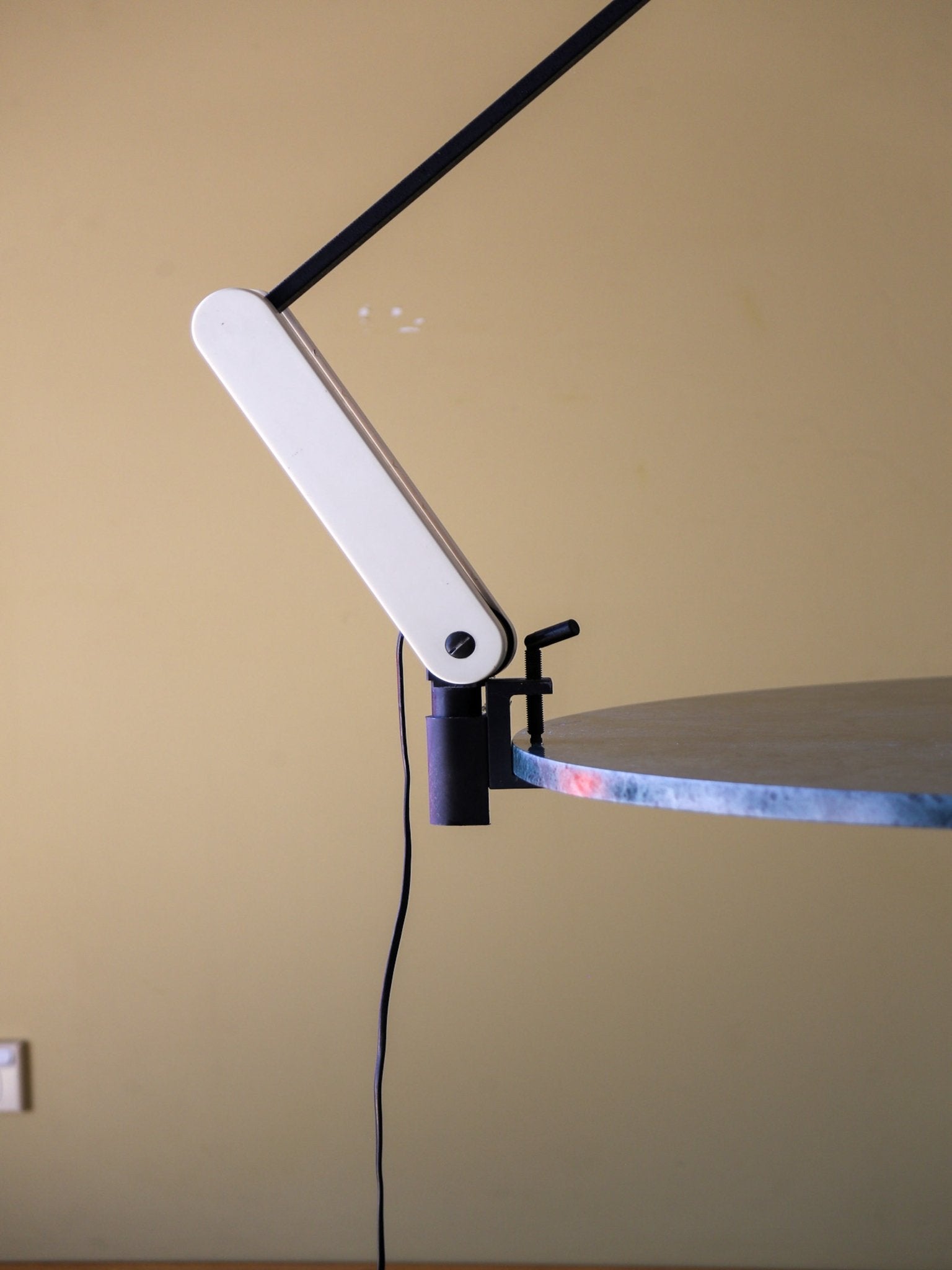 Vintage Guzzini Clamp Desk Lamp, Attributed to Bruno Gecchelin - Lumini Collections