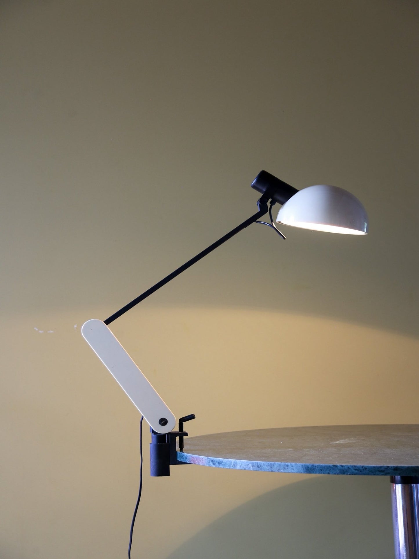Vintage Guzzini Clamp Desk Lamp, Attributed to Bruno Gecchelin - Lumini Collections