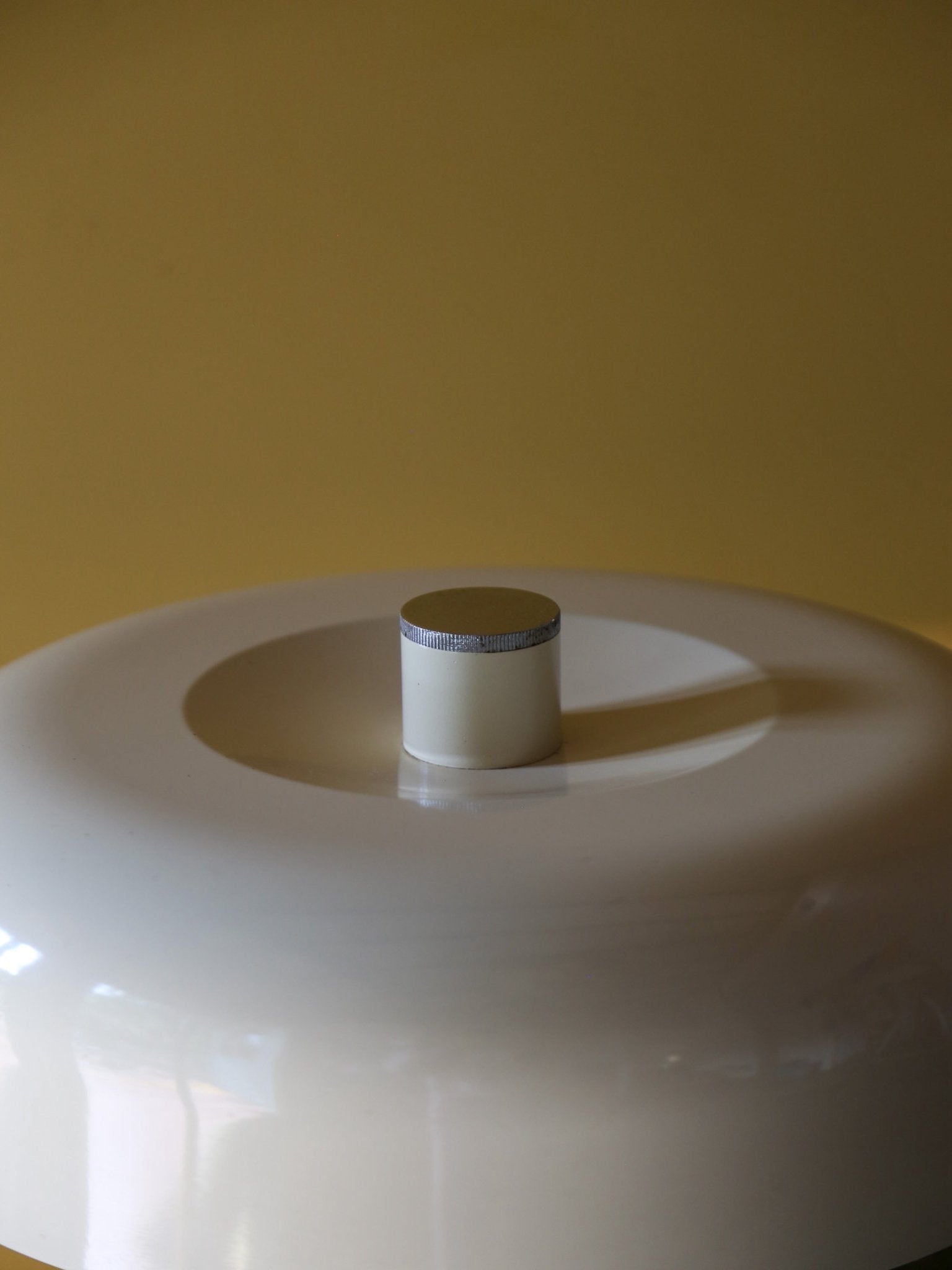 Joseph Hurka White Metal Table Lamp - Lumini Collections