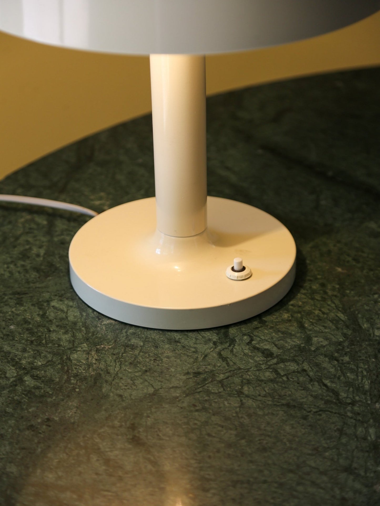 Joseph Hurka White Metal Table Lamp - Lumini Collections