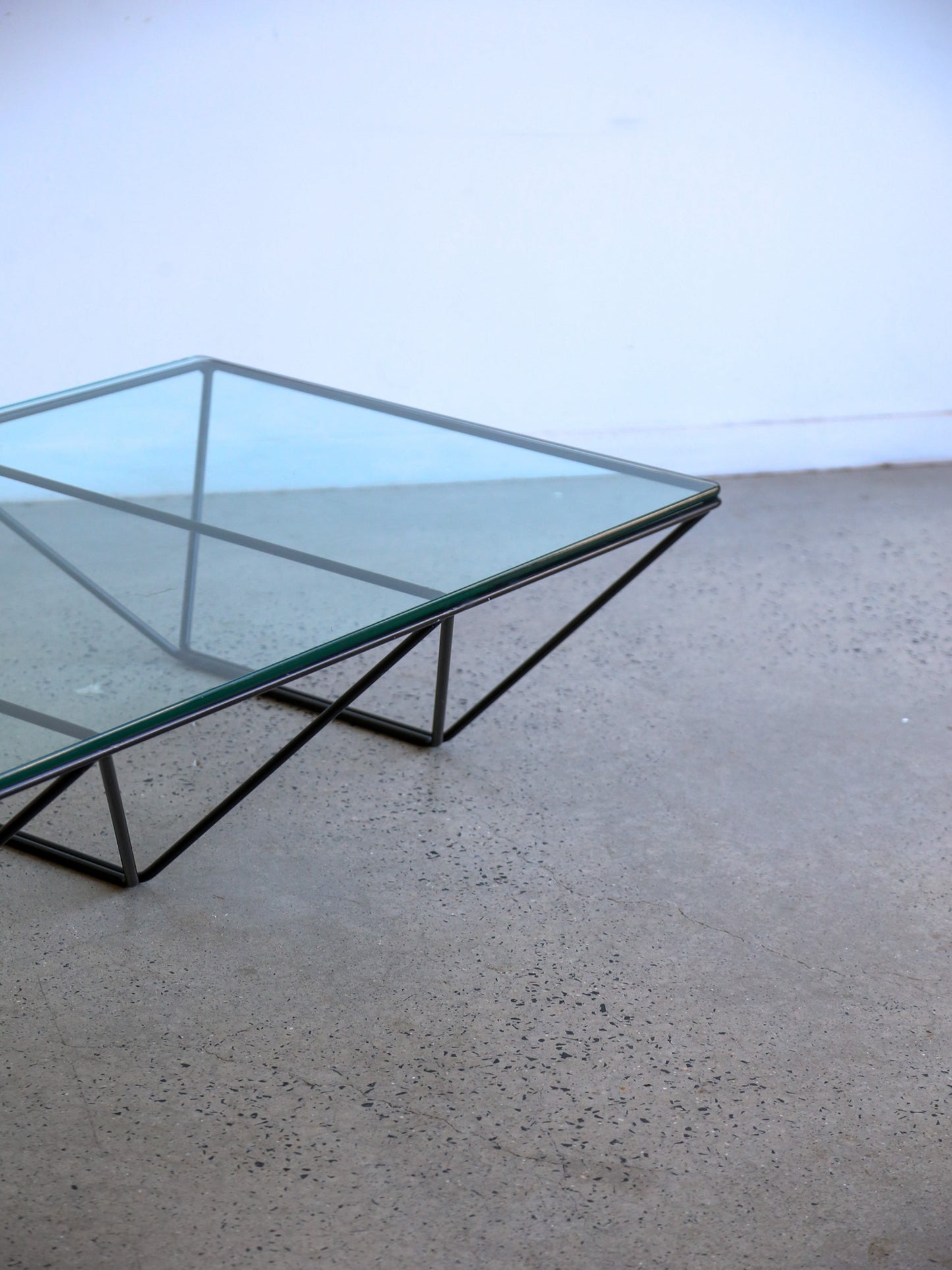 Rectangular Glass Coffee Table by Paolo Piva for B&B Italia