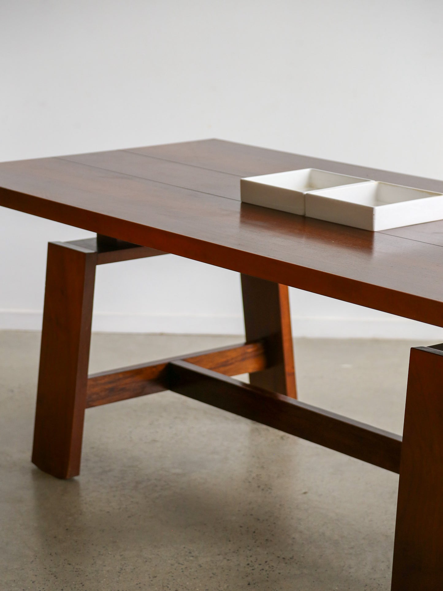 Dining Table in Mahogany by Silvio Coppola for Bernini Mod 611