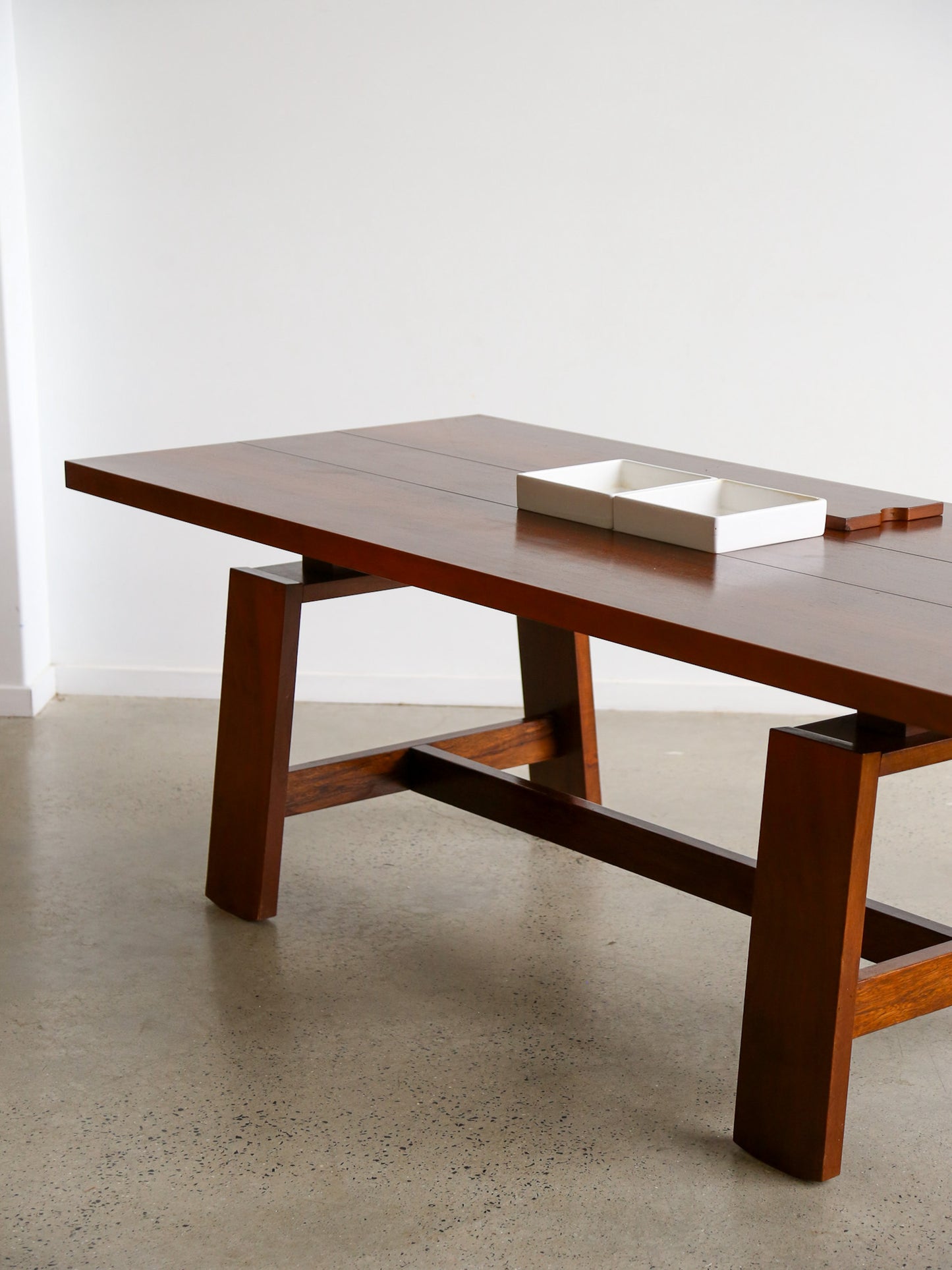 Dining Table in Mahogany by Silvio Coppola for Bernini Mod 611