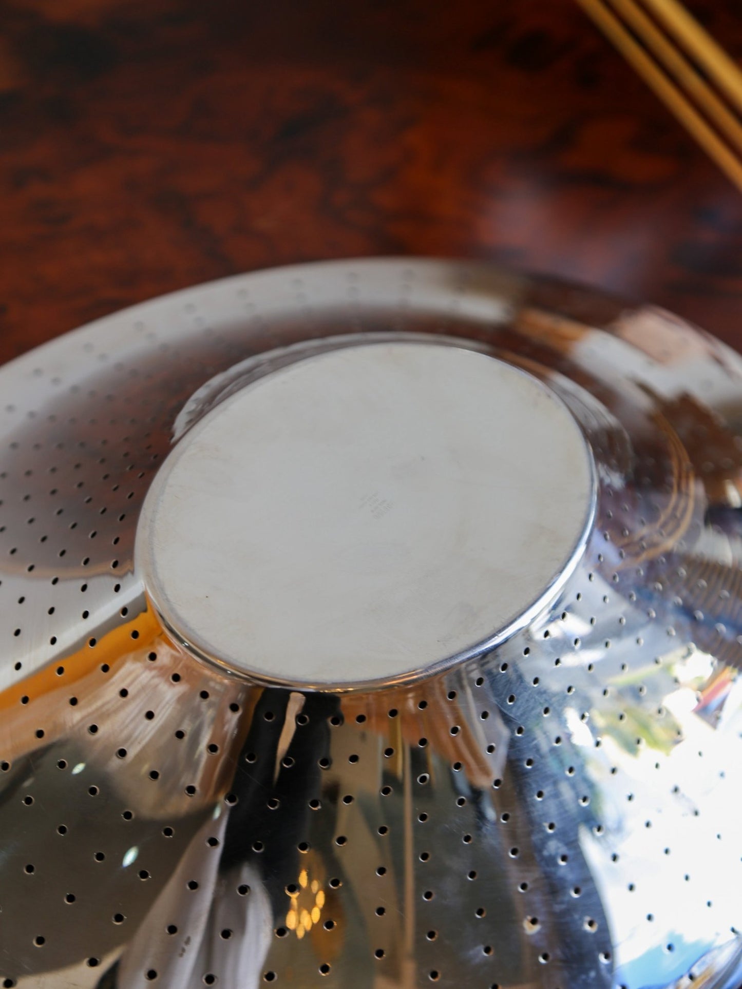 Alessi Stainless Steel Centrepiece Bowl, Italy, 1990s - Lumini Collections