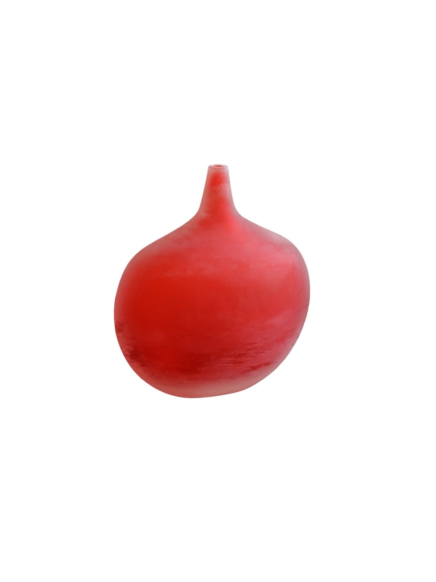 Murano Red Art Glass Vase, Italy 1970s - Lumini Collections