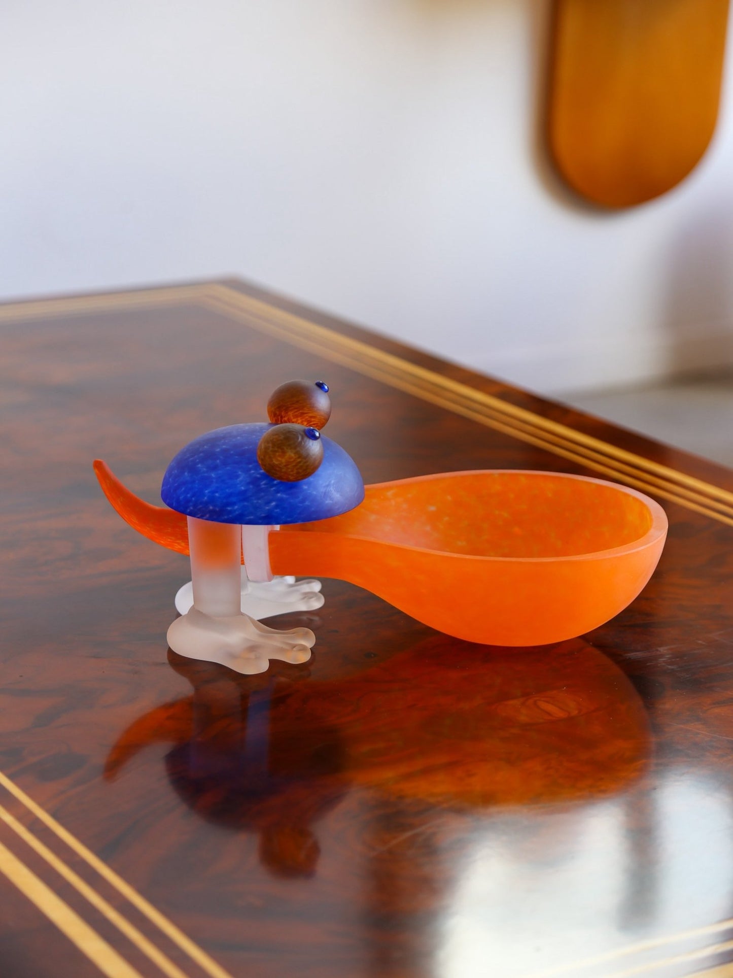 Murano Art Glass Frog Bowl Sculpture, Italy 1980s - Lumini Collections