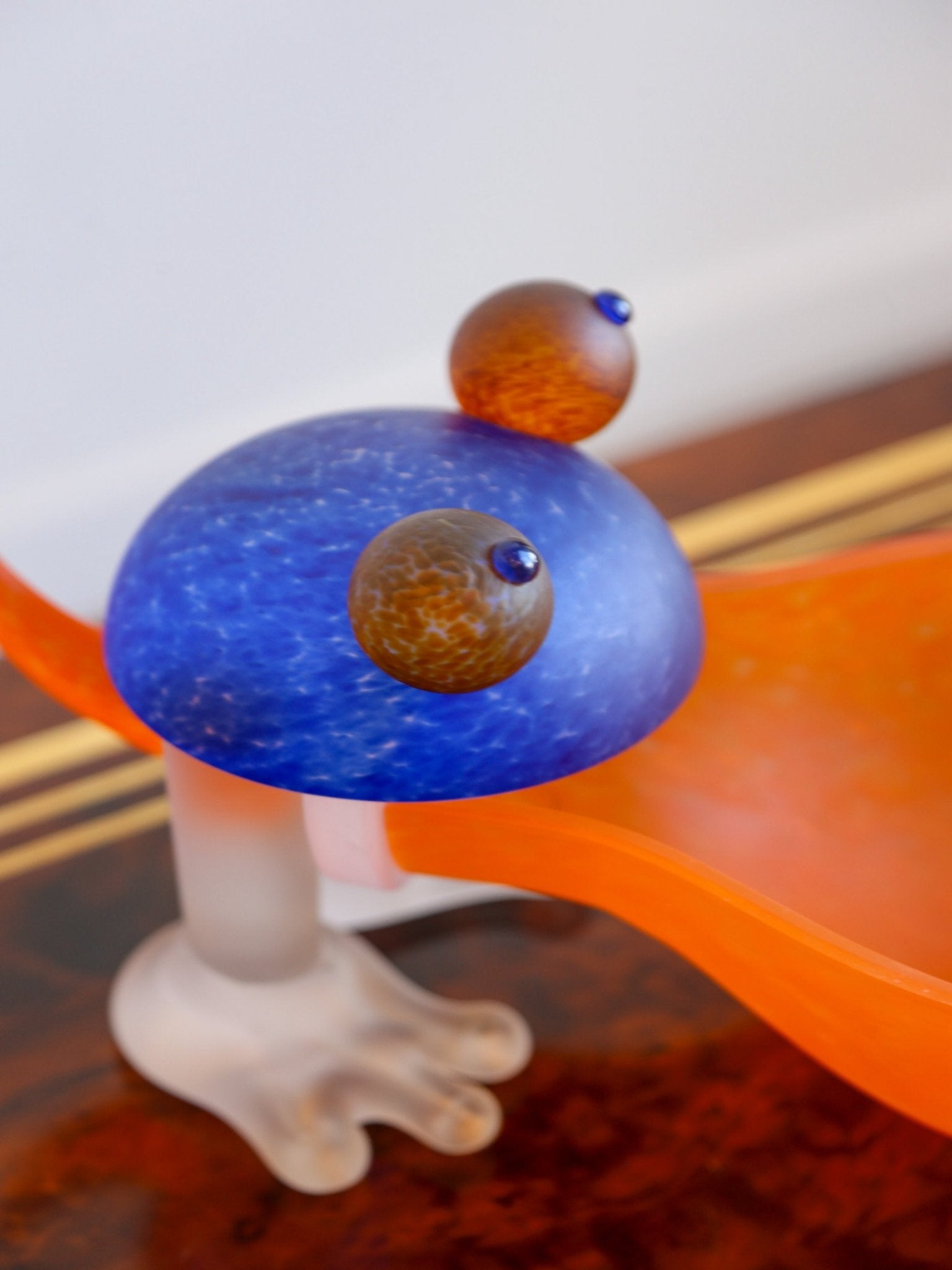 Murano Art Glass Frog Bowl Sculpture, Italy 1980s - Lumini Collections