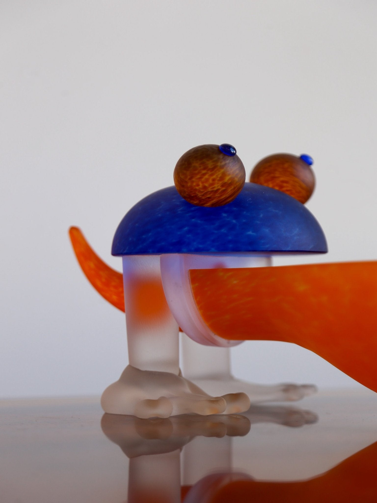 Murano Art Glass Frog Bowl Sculpture, Italy 1980s - Lumini Collections