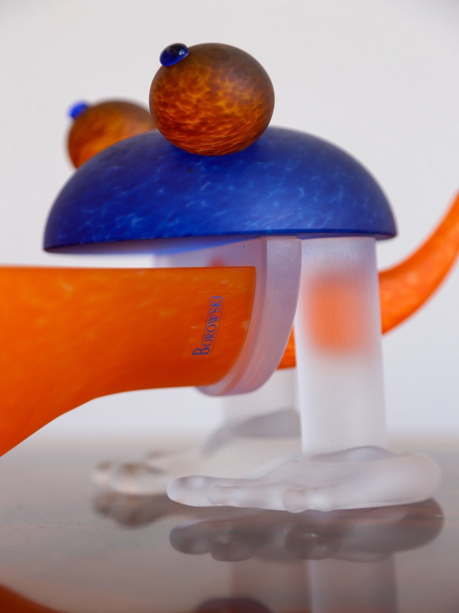 Murano Art Glass Frog Bowl Sculpture, Italy 1980s - Lumini Collections