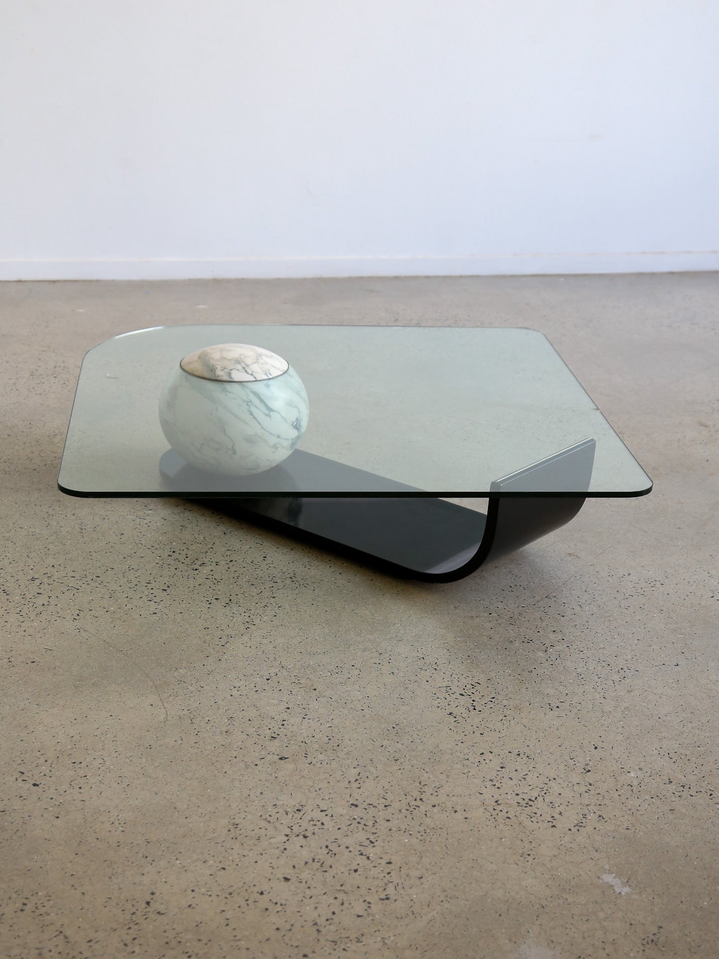 Marble and Glass Coffee Table by Fratelli Longhi