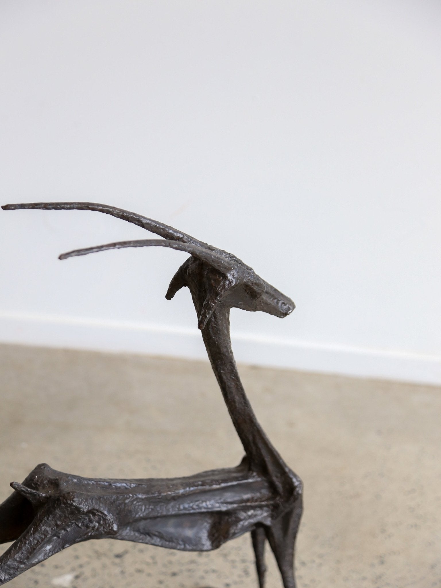 Dora Arduini Bronze Gazelle Sculpture, Italy 1970s - Lumini Collections
