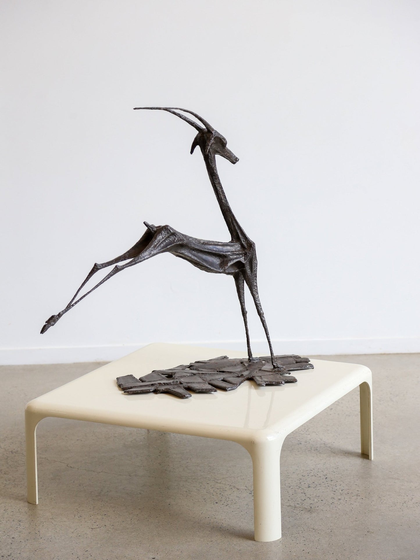 Dora Arduini Bronze Gazelle Sculpture, Italy 1970s - Lumini Collections