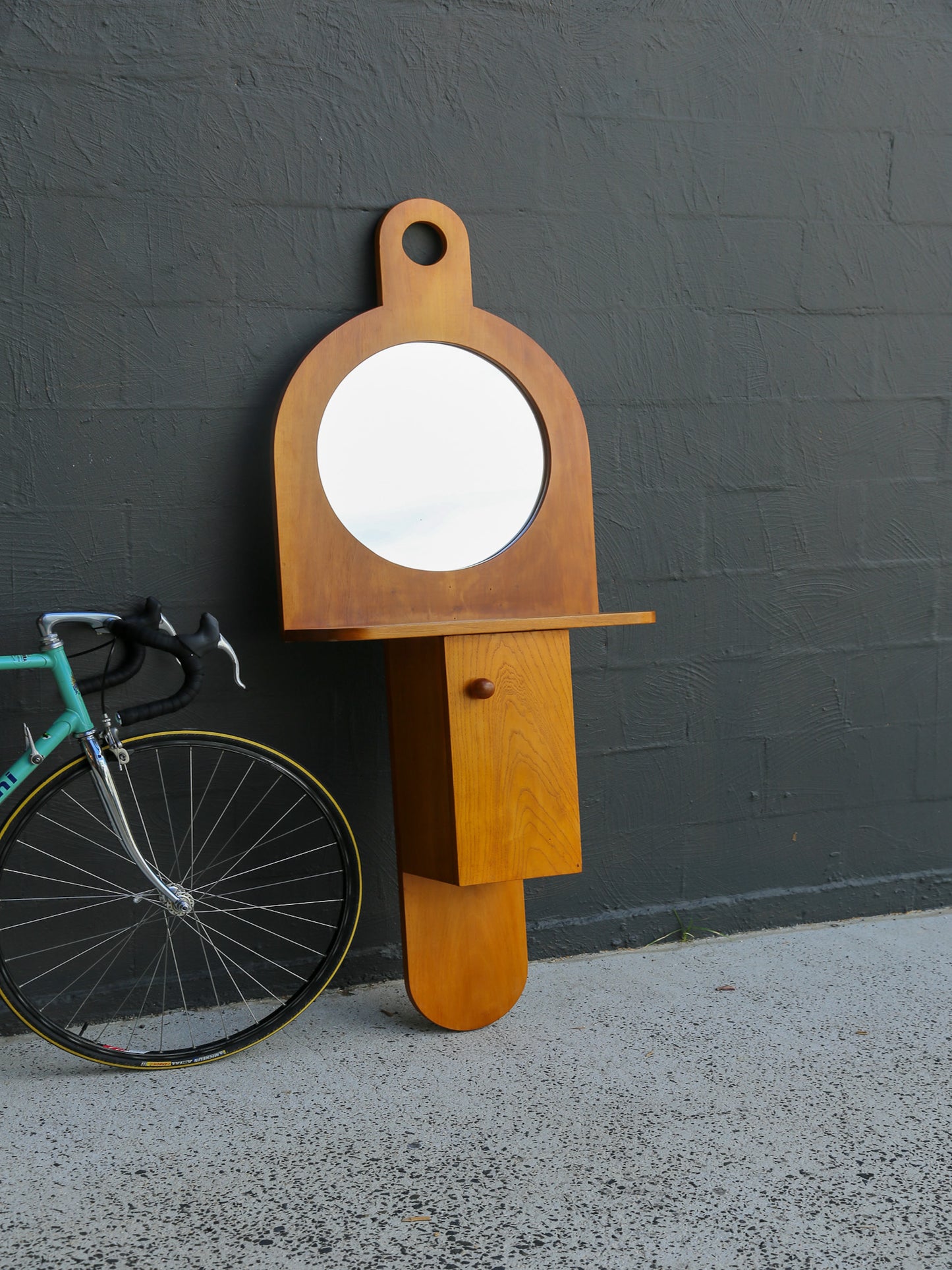 Italian Mid-Century Tempus Mirror Cabinet by Ettore Sottsass for Poltronova, 1960s