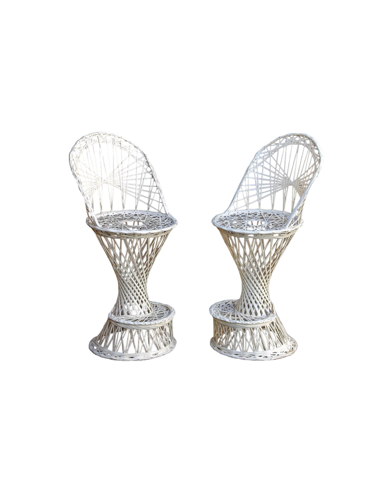 Russell Woodard Spun Fiberglass Bar Stools