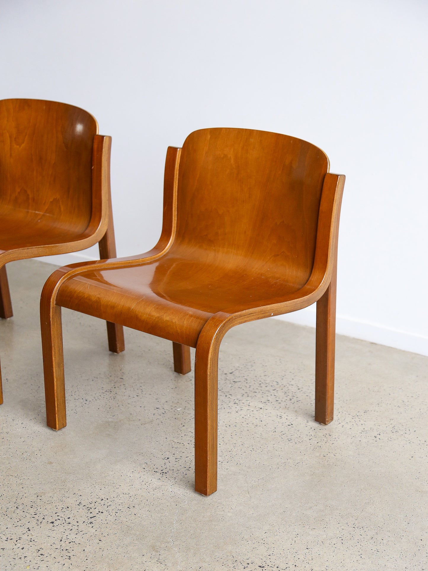 Mito Chairs by Carlo Bartoli for Tisettanta Set of Four