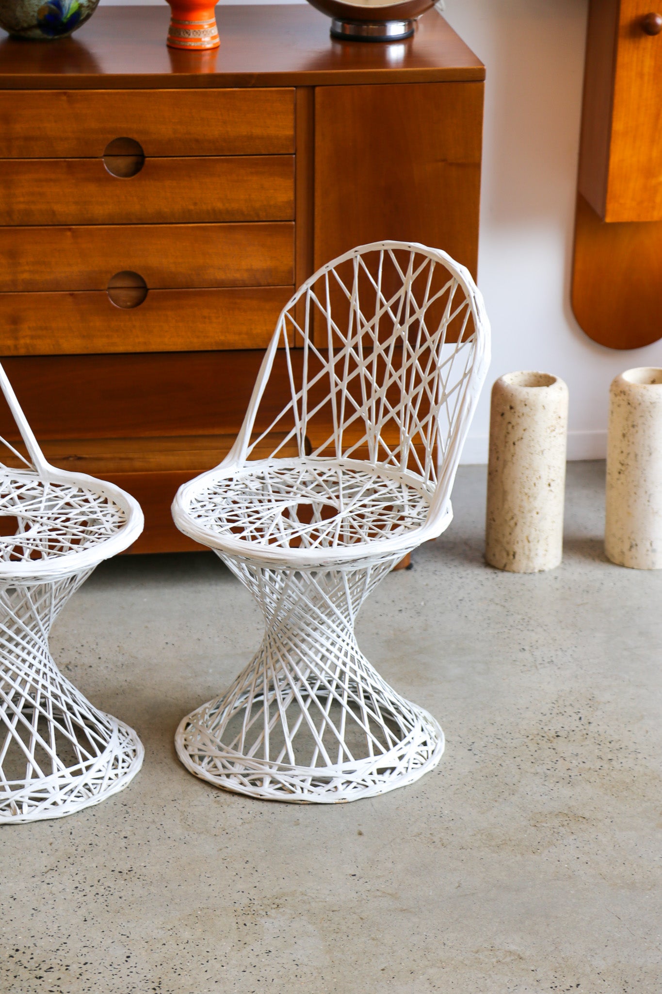 Russell Woodard Spun Fiberglass Dining Chairs