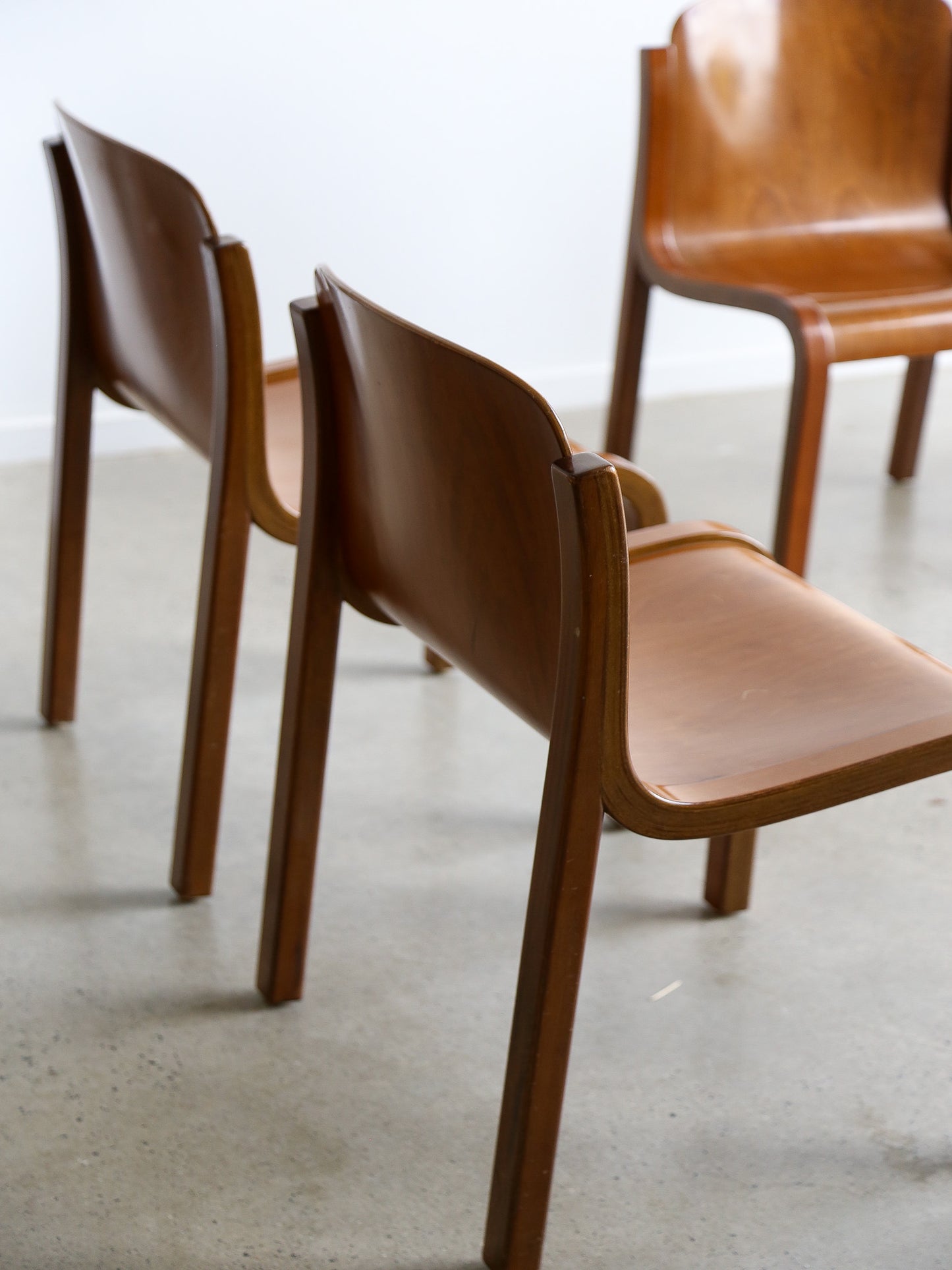 Mito Chairs by Carlo Bartoli for Tisettanta Set of Four