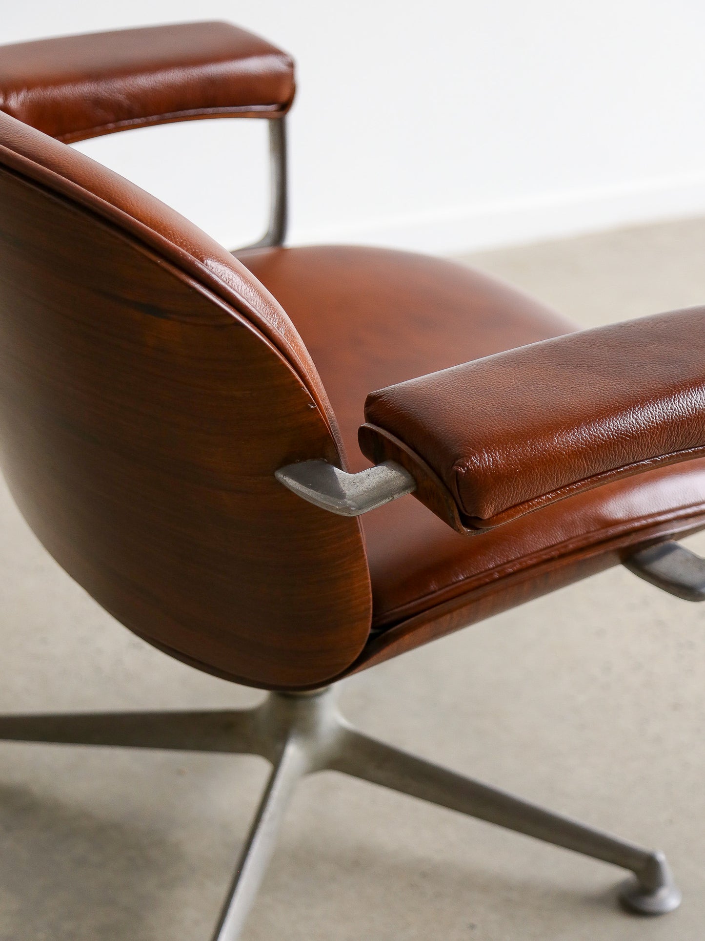 Ico Parisi Executive Desk Chair for Mobli Italiani Moderni Rome