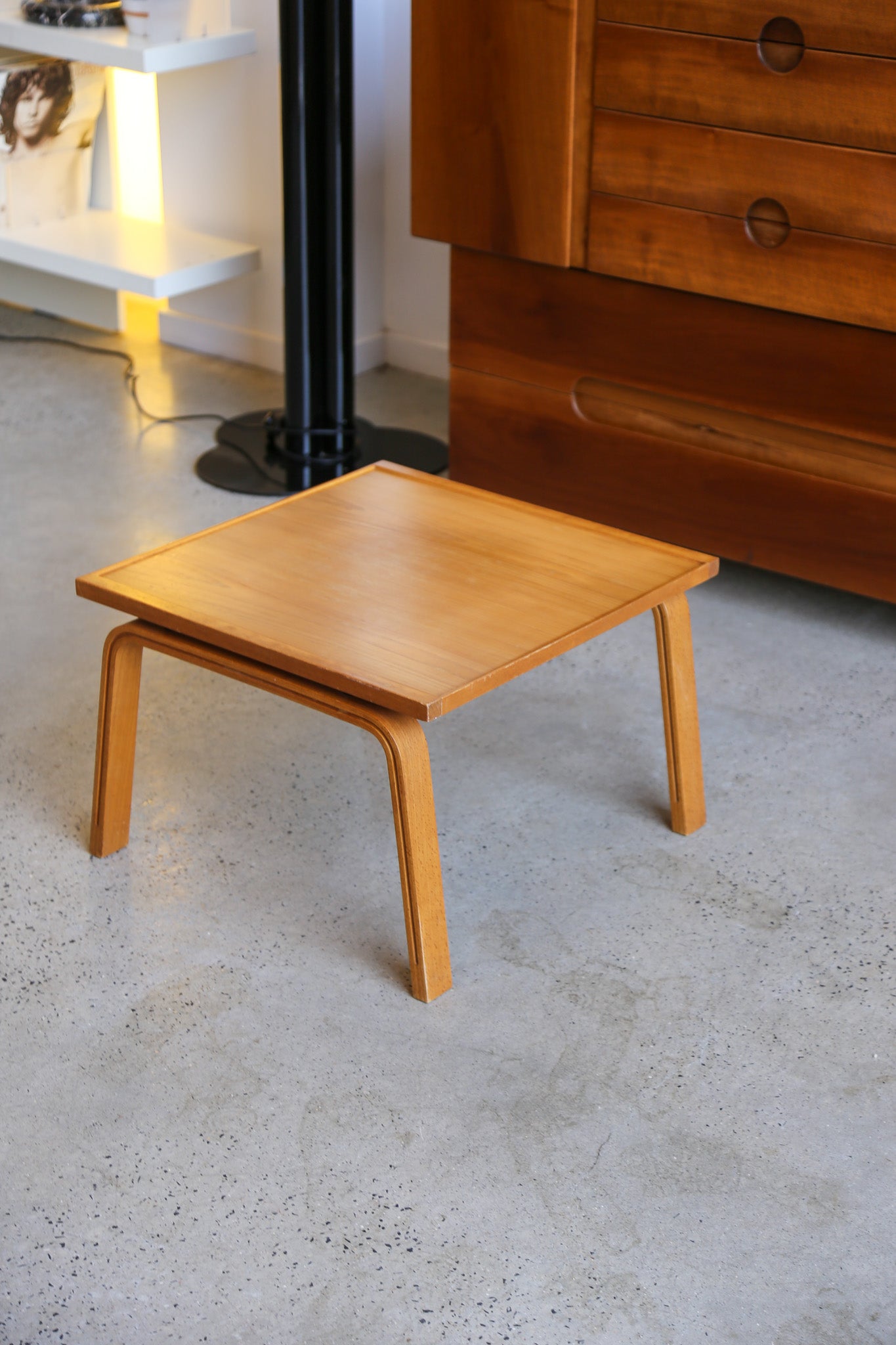 Square Teak Side Table by Fritz Hansen