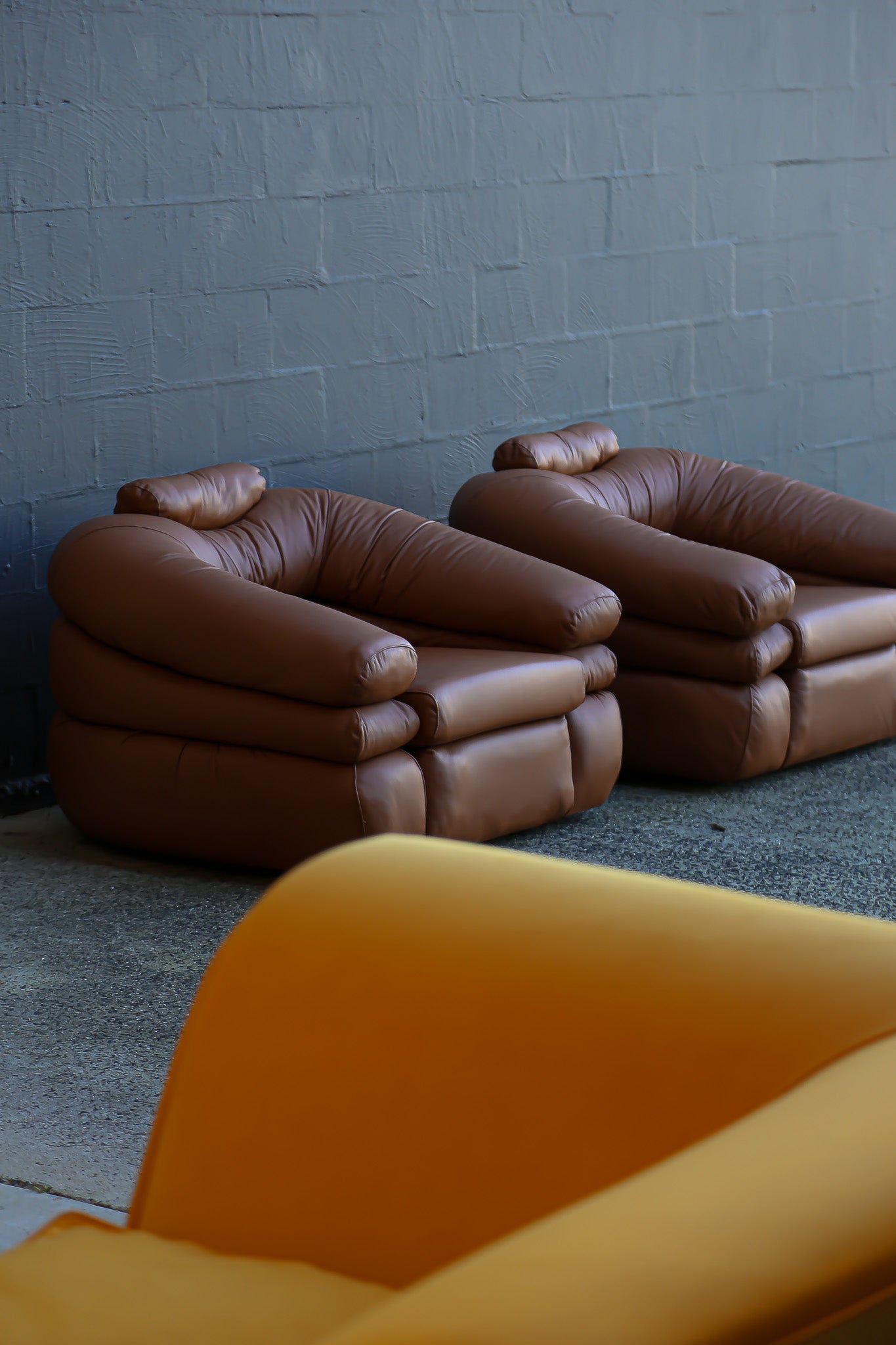 Italian Mid Century “Straccio” Armchairs by De Pas, D’Urbino & Lomazzi for Zanotta, 1968 - Lumini Collections