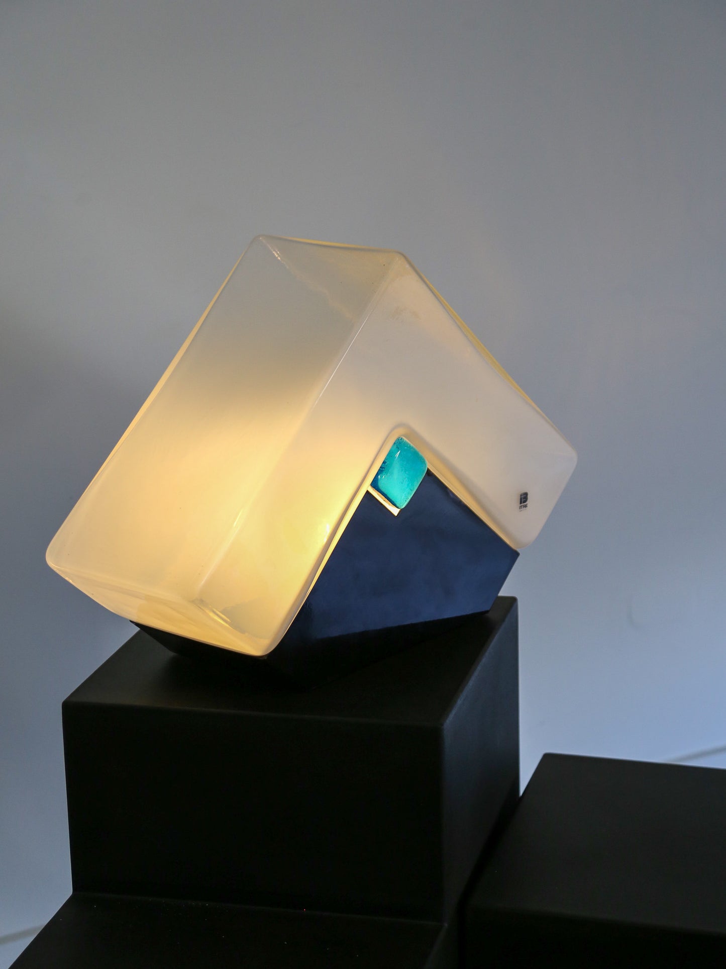 Lota Murano Glass Table Lamp by Gianni Rigo for Itre