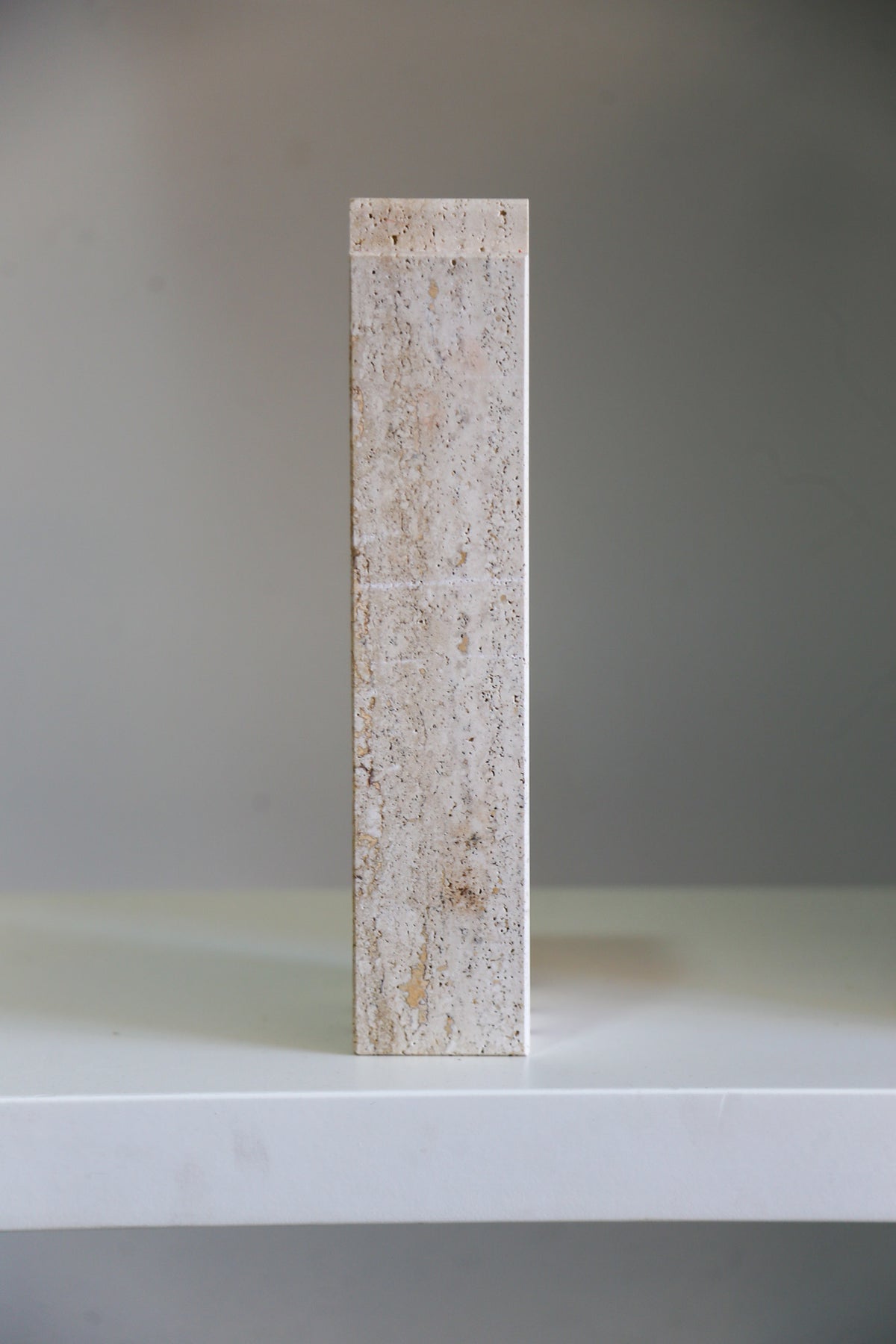 Travertine Giraffe Sculpture Attributed to Enzo Mari for Fratelli Mannelli, 1970s - Lumini Collections
