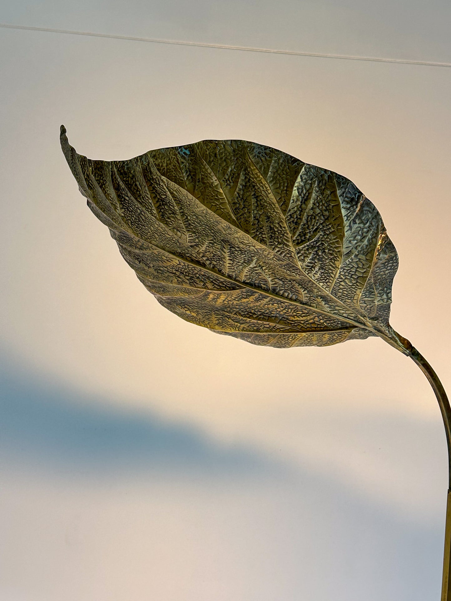 Carlo Giorgi for Bottega Gadda Rabarbaro Brass Three Leaf Floor Lamp