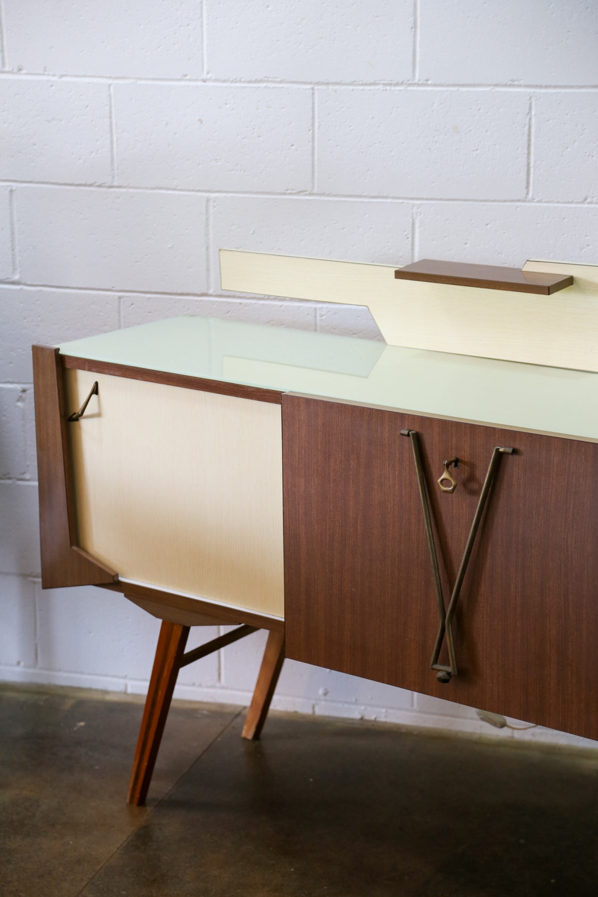 Italian Mid-Century Modern Sideboard With Bar Cabinet, 1960s