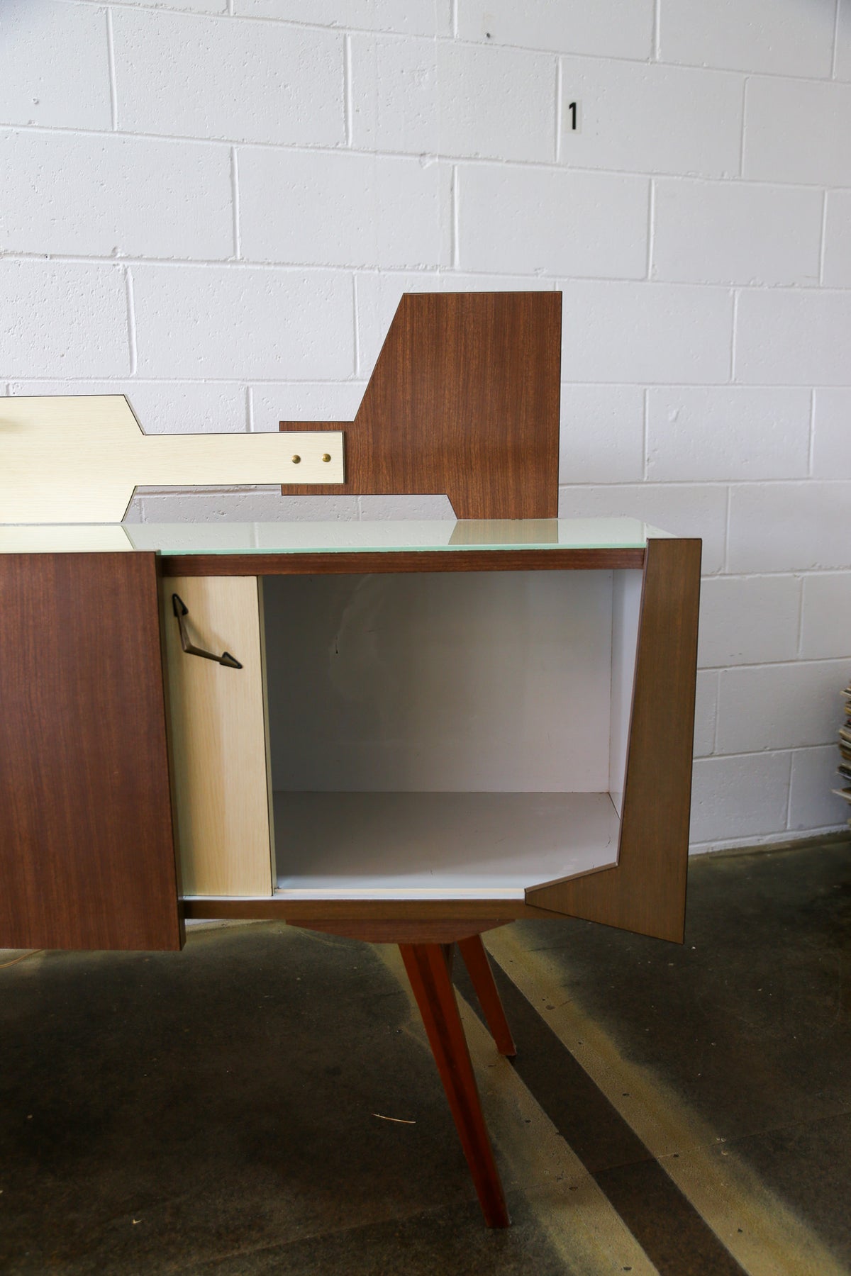 Italian Mid-Century Modern Sideboard With Bar Cabinet, 1960s