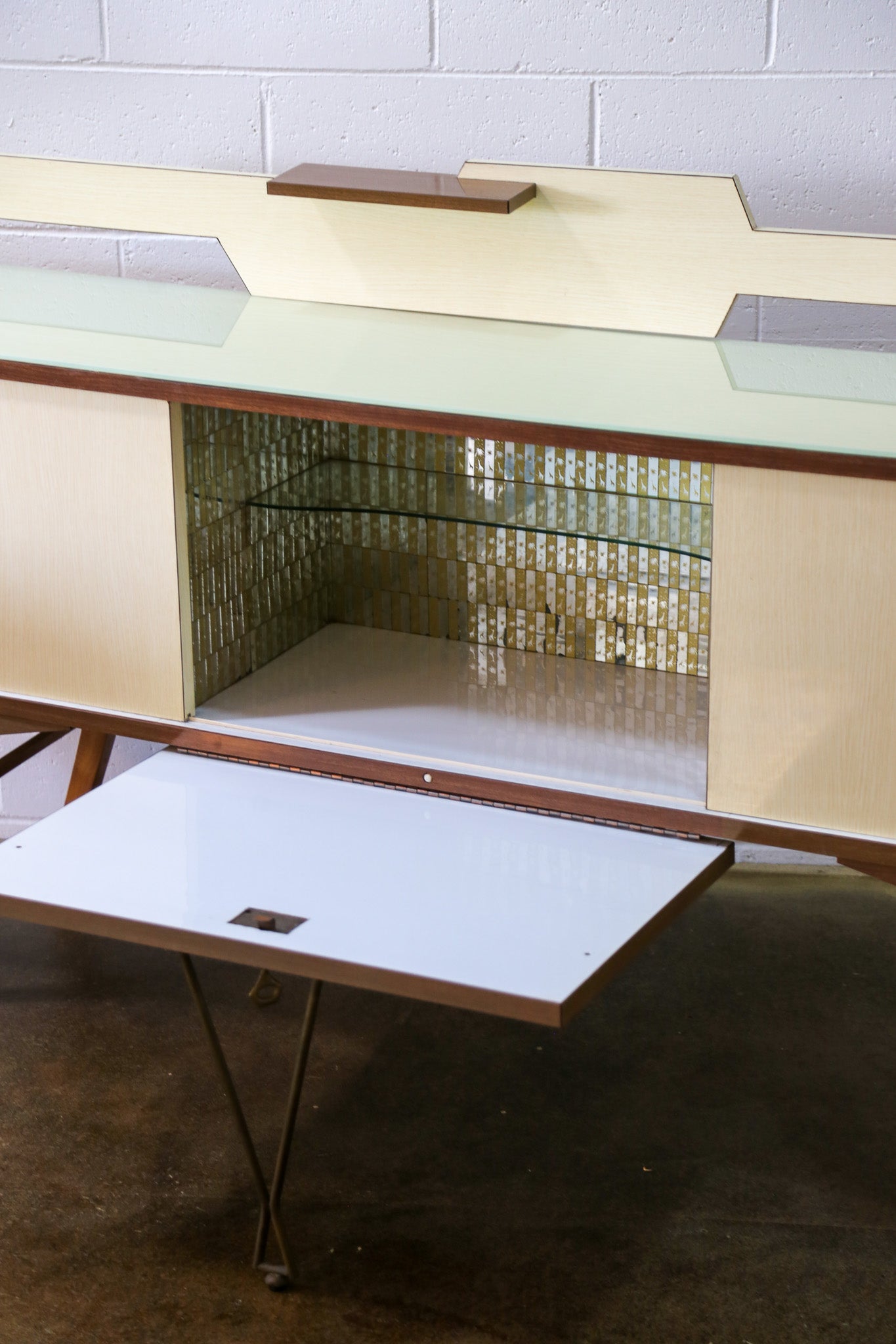 Italian Mid-Century Modern Sideboard With Bar Cabinet, 1960s