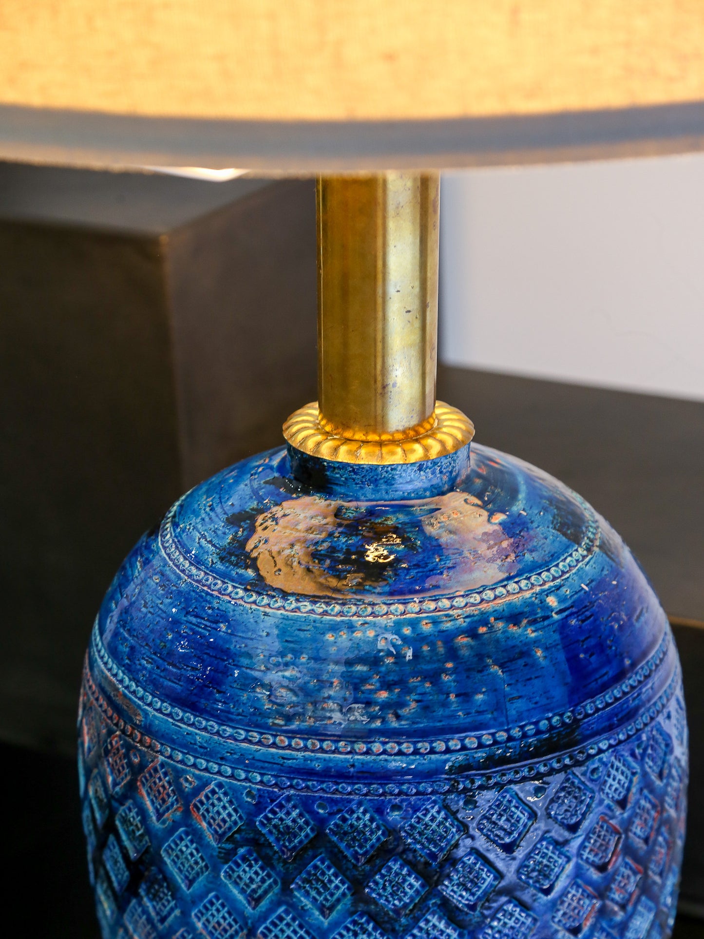 Bitossi Blue Rimini Table Lamp