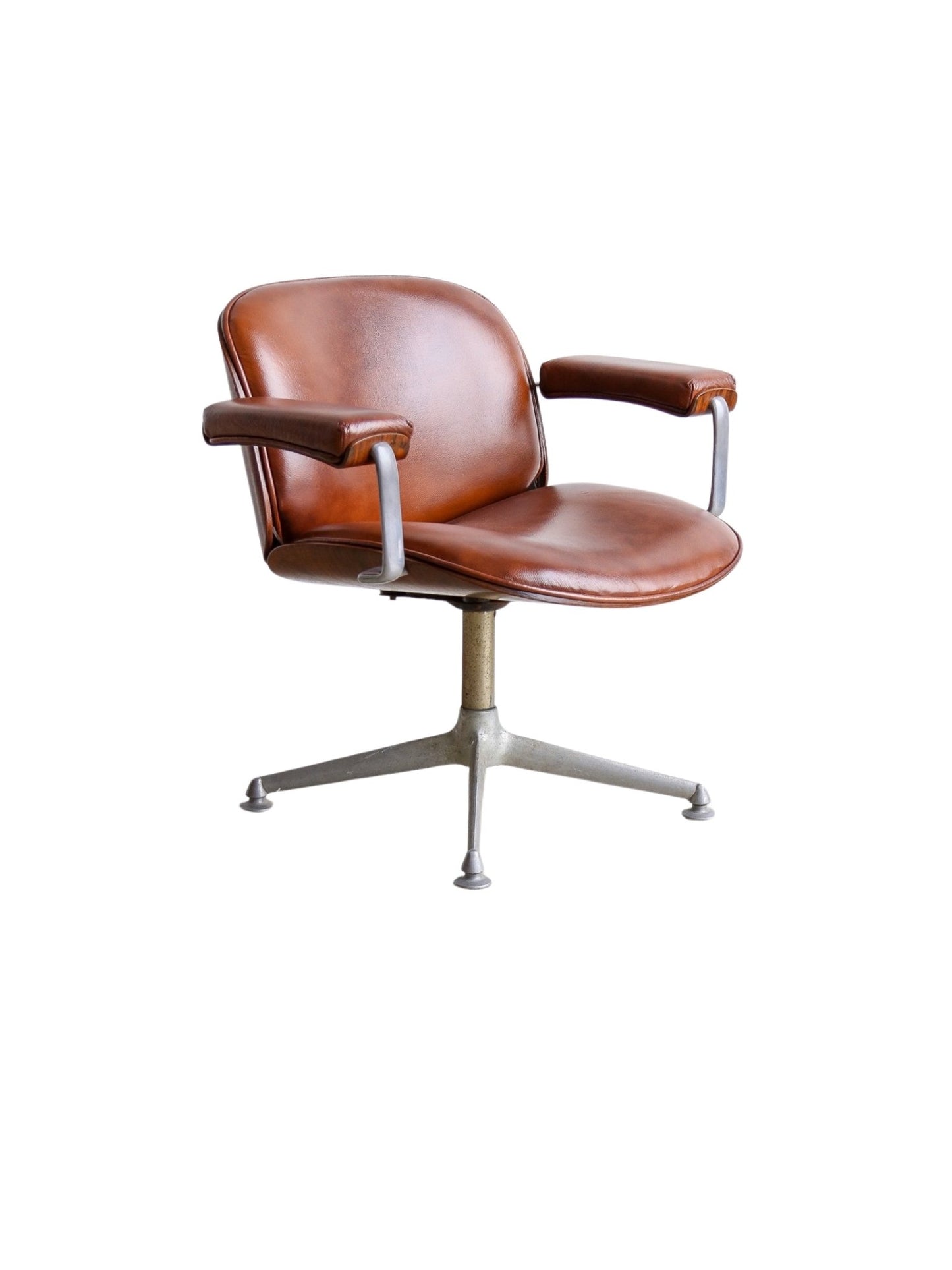 Ico Parisi Executive Desk Chair for Mobli Italiani Moderni Rome - Lumini Collections