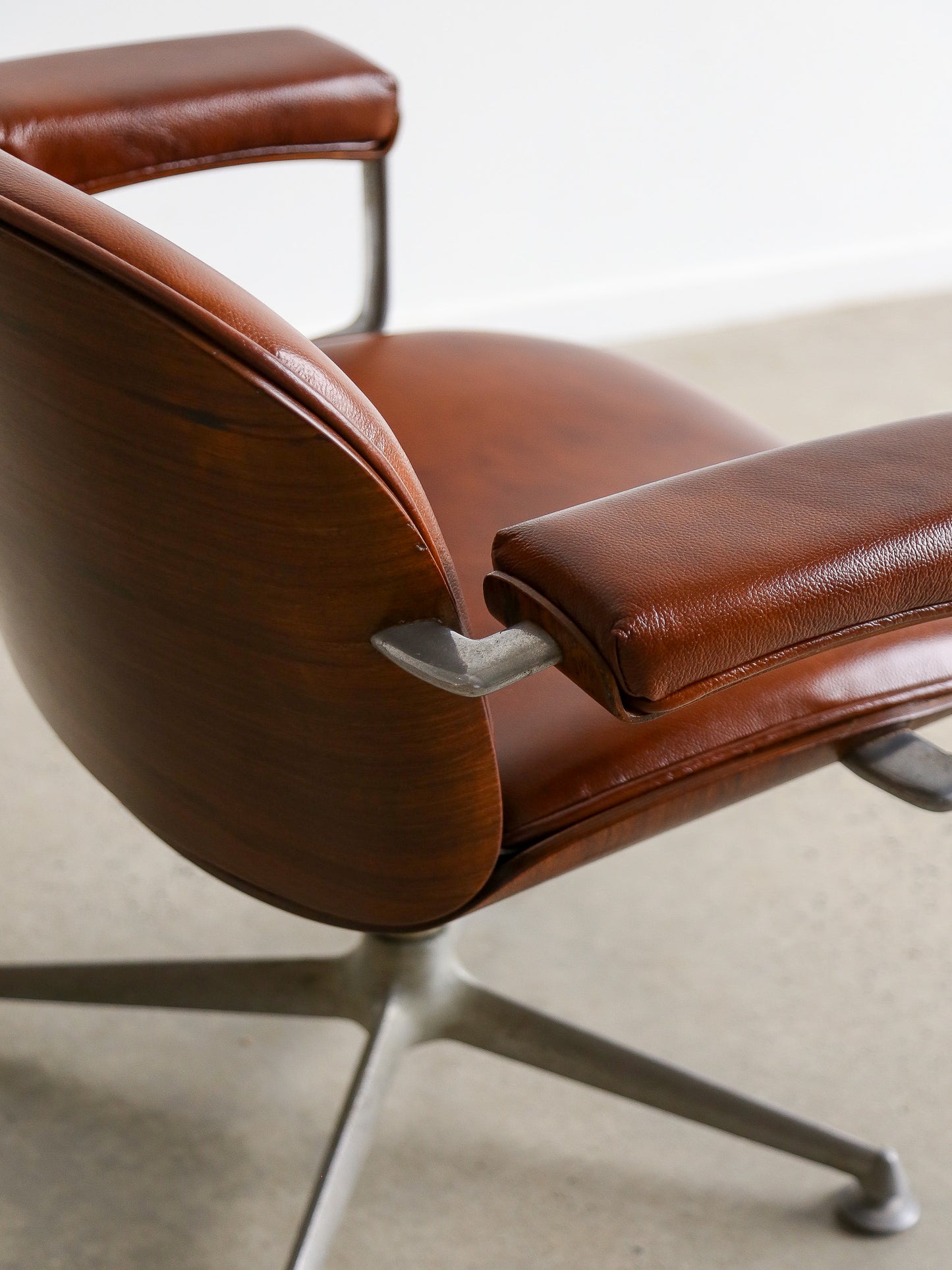 Ico Parisi Executive Desk Chair for Mobli Italiani Moderni Rome - Lumini Collections