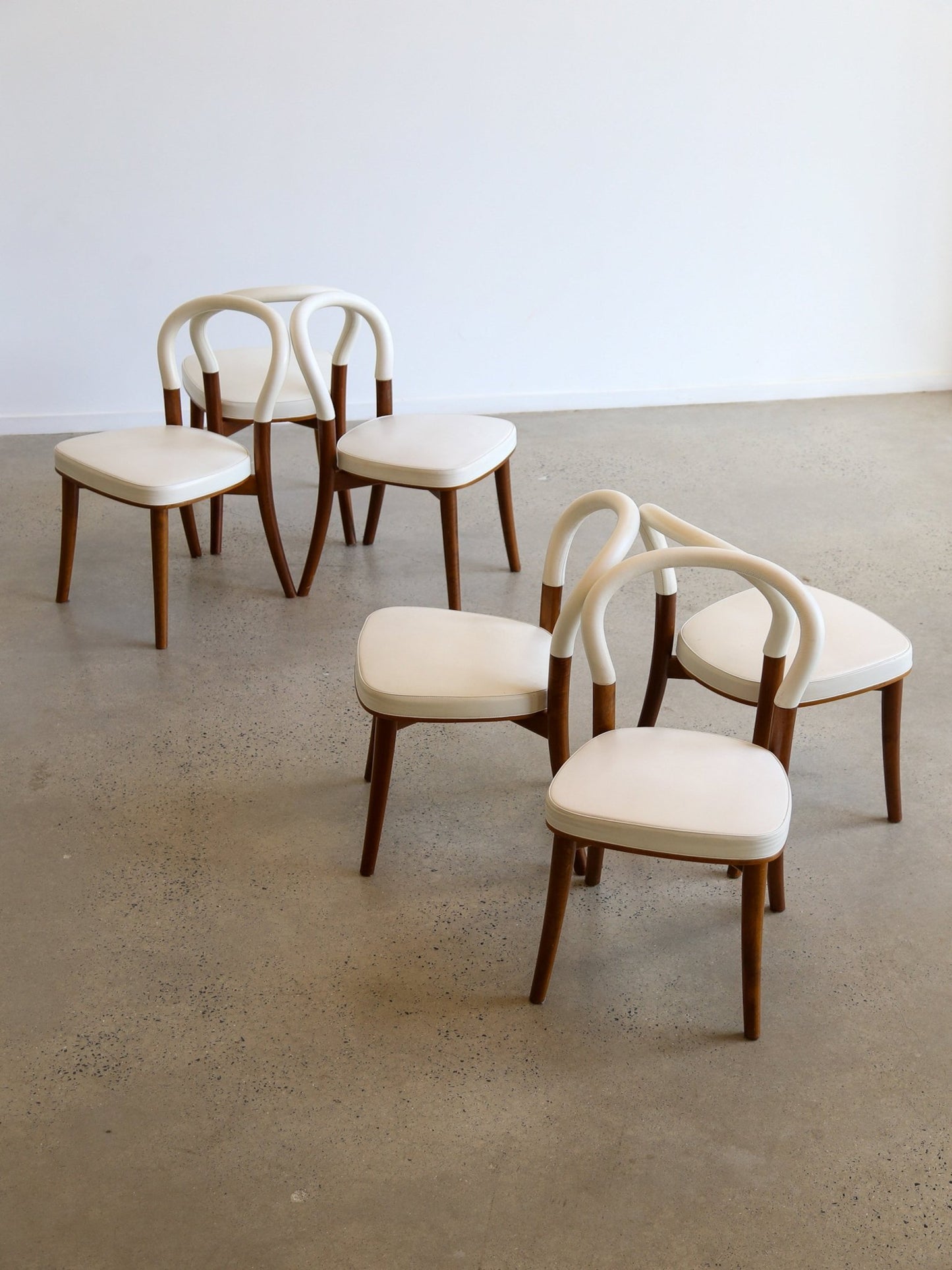Italian Dining Chairs by Erik Gunnar Asplund for Cassina, 1980s - Lumini Collections