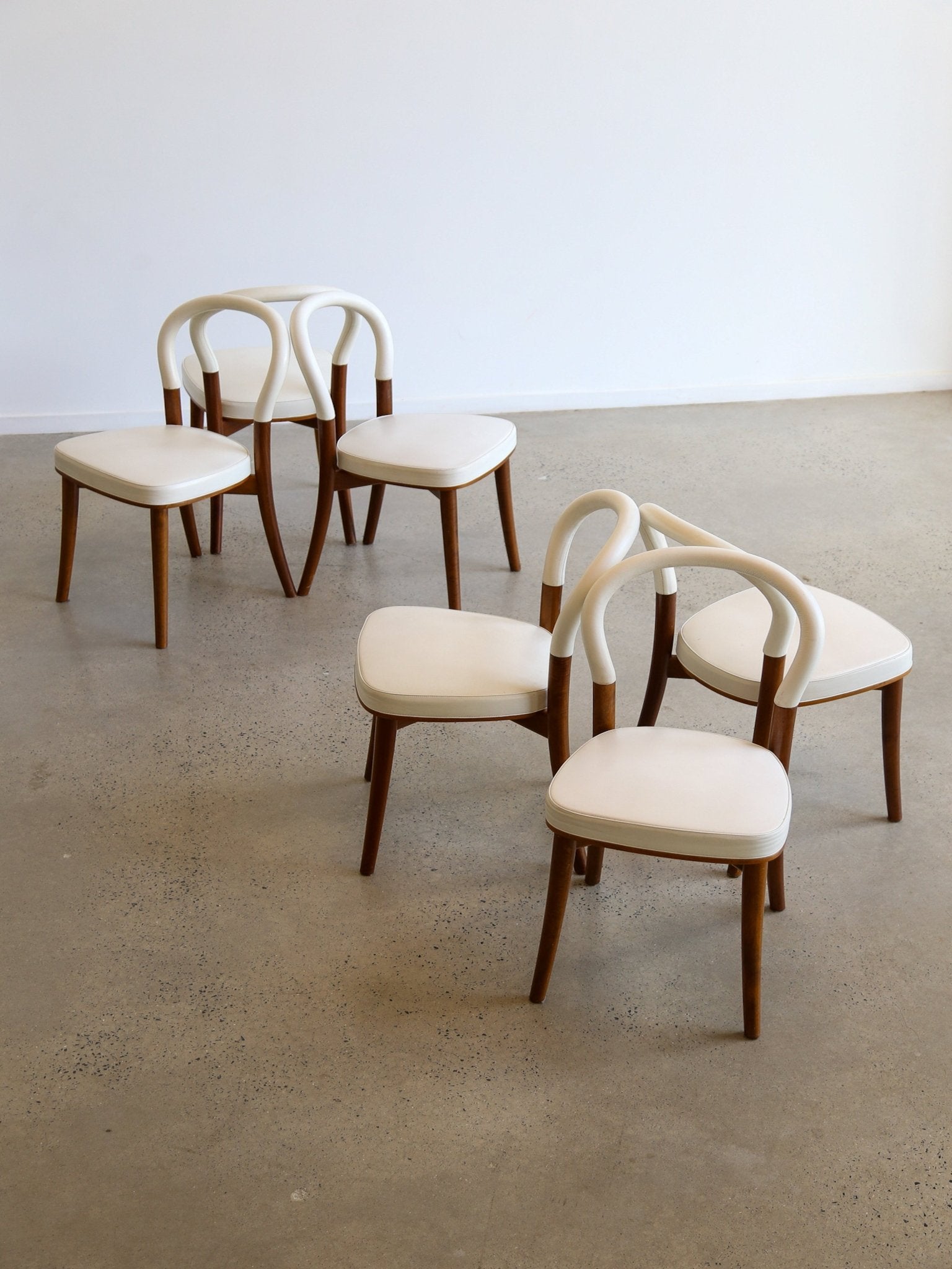 Italian Dining Chairs by Erik Gunnar Asplund for Cassina, 1980s - Lumini Collections