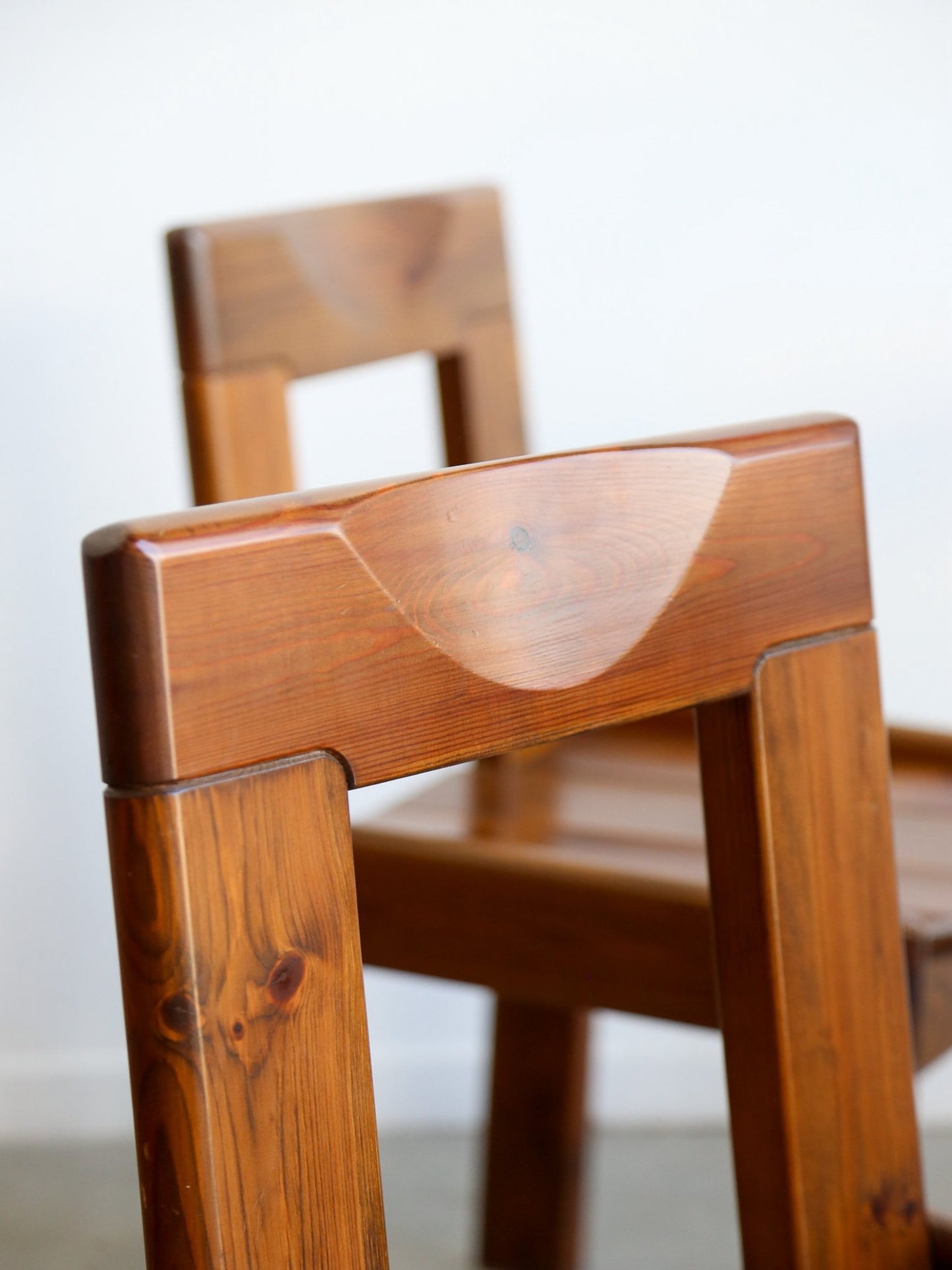Italian Mid - Century Dining Chairs by Silvio Coppola, 1970s - Lumini Collections