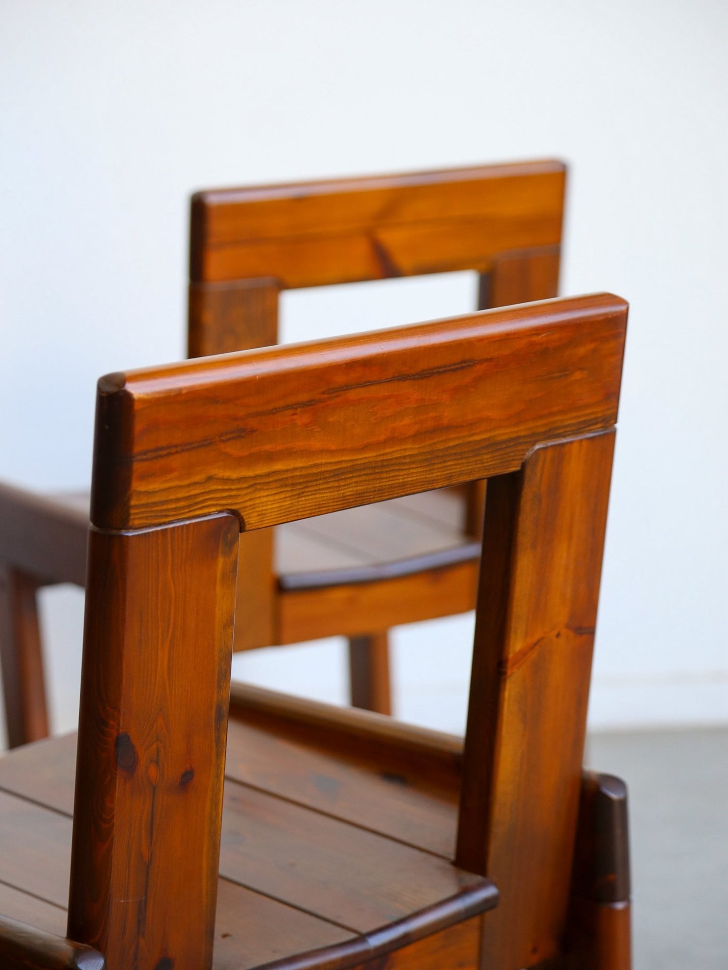 Italian Mid - Century Dining Chairs by Silvio Coppola, 1970s - Lumini Collections