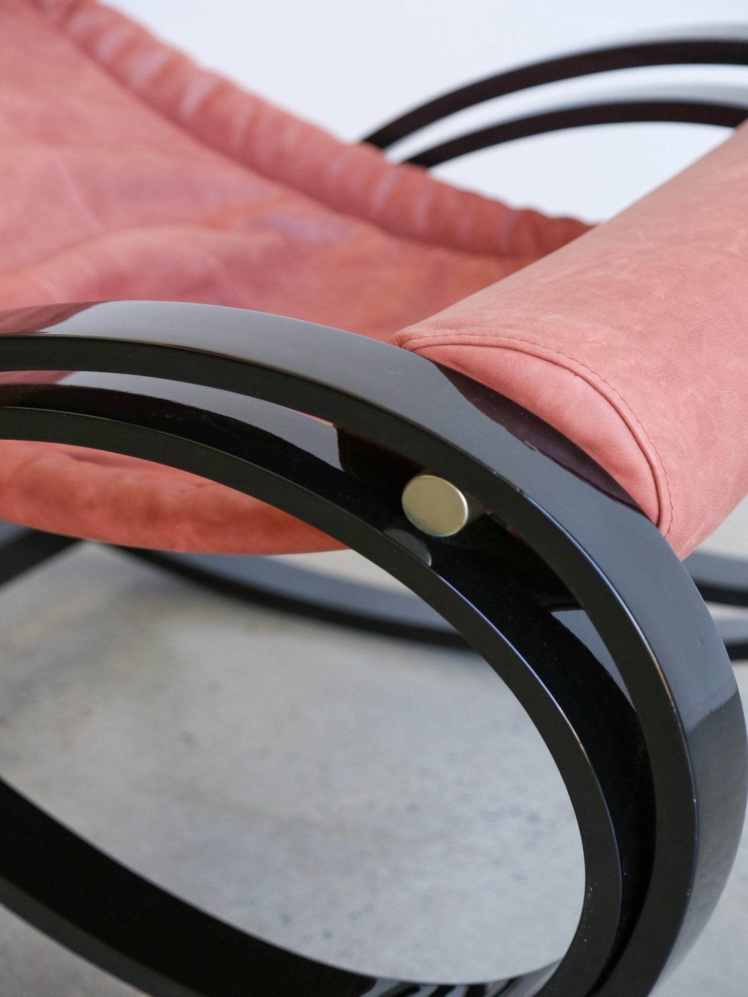 Italian Mid Century Modern Sgarsul Rocking Chair by Gae Aulenti for Poltronova - Lumini Collections