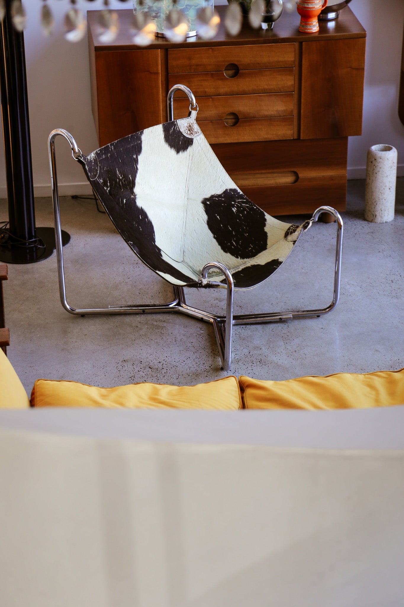 Italian Mid Century Modern Sling Chair by Ezio Didone & Gianni Pareschi for Busnelli - Lumini Collections