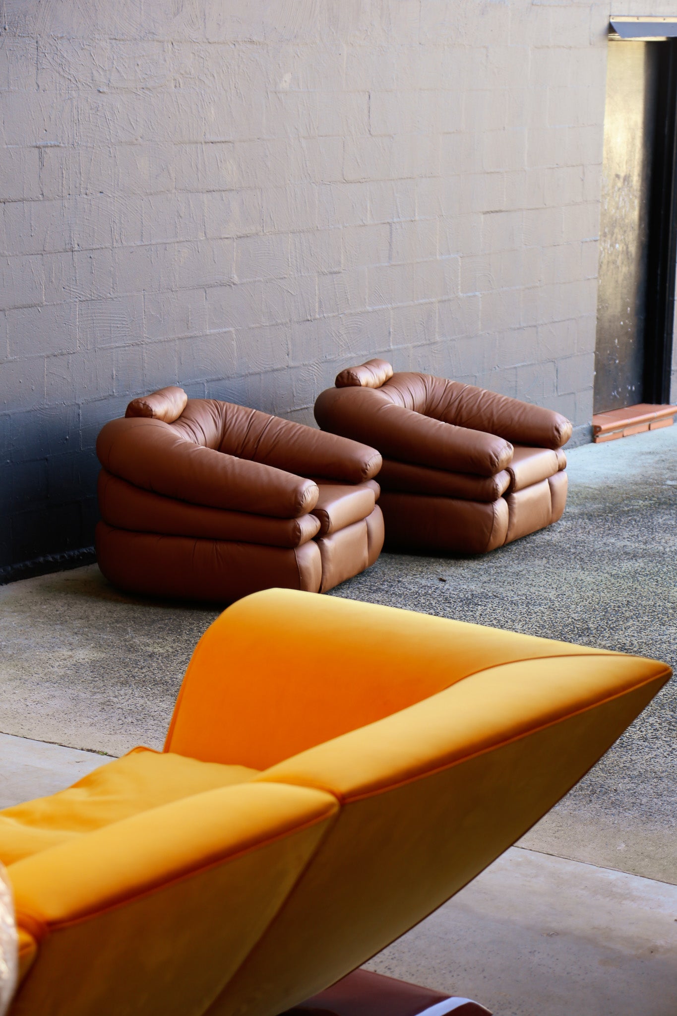 Italian Mid Century “Straccio” Armchairs by De Pas, D’Urbino & Lomazzi for Zanotta, 1968 - Lumini Collections